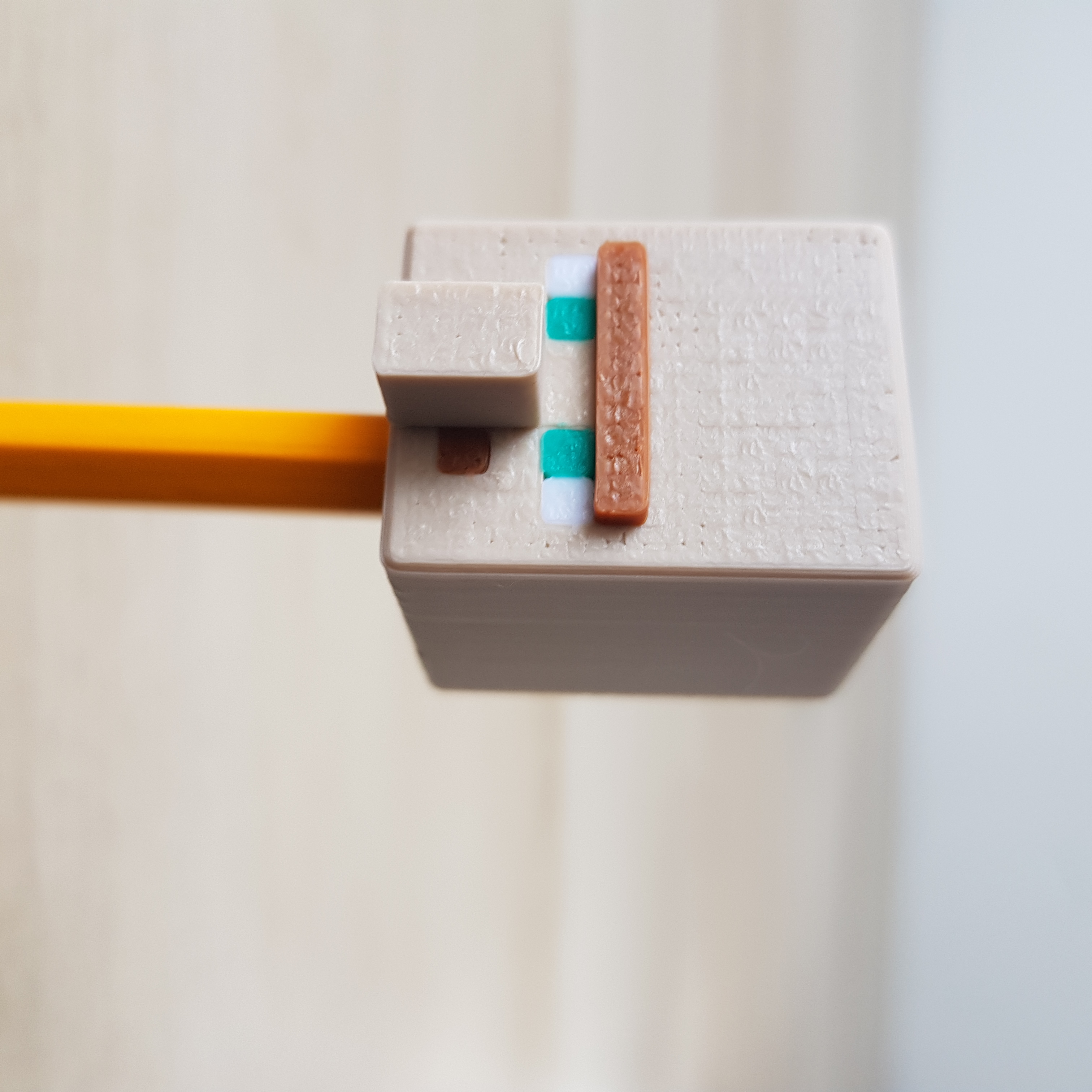 Topo de Lápis e Caneta Aldeão (Villager) do Minecraft