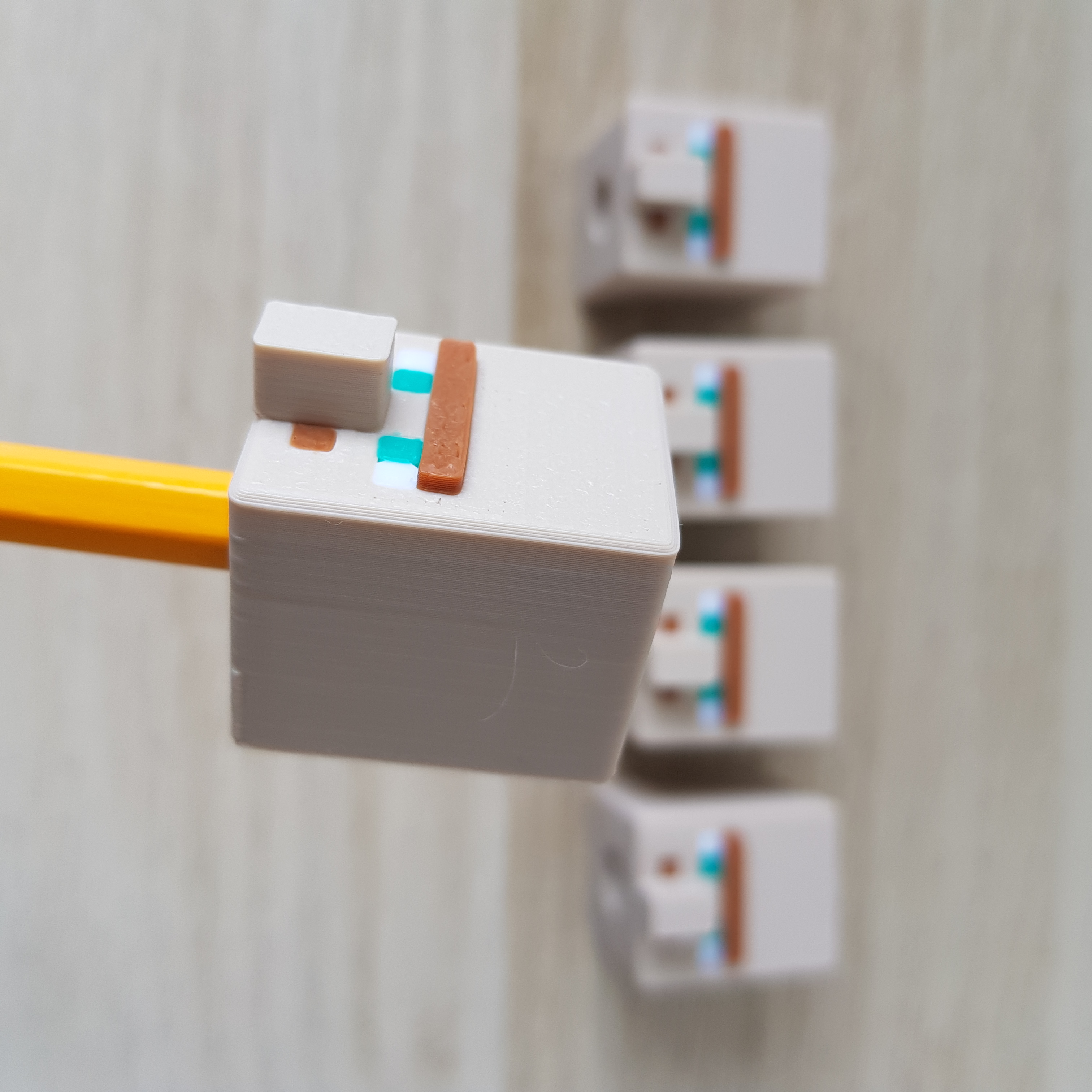 Topo de Lápis e Caneta Aldeão (Villager) do Minecraft