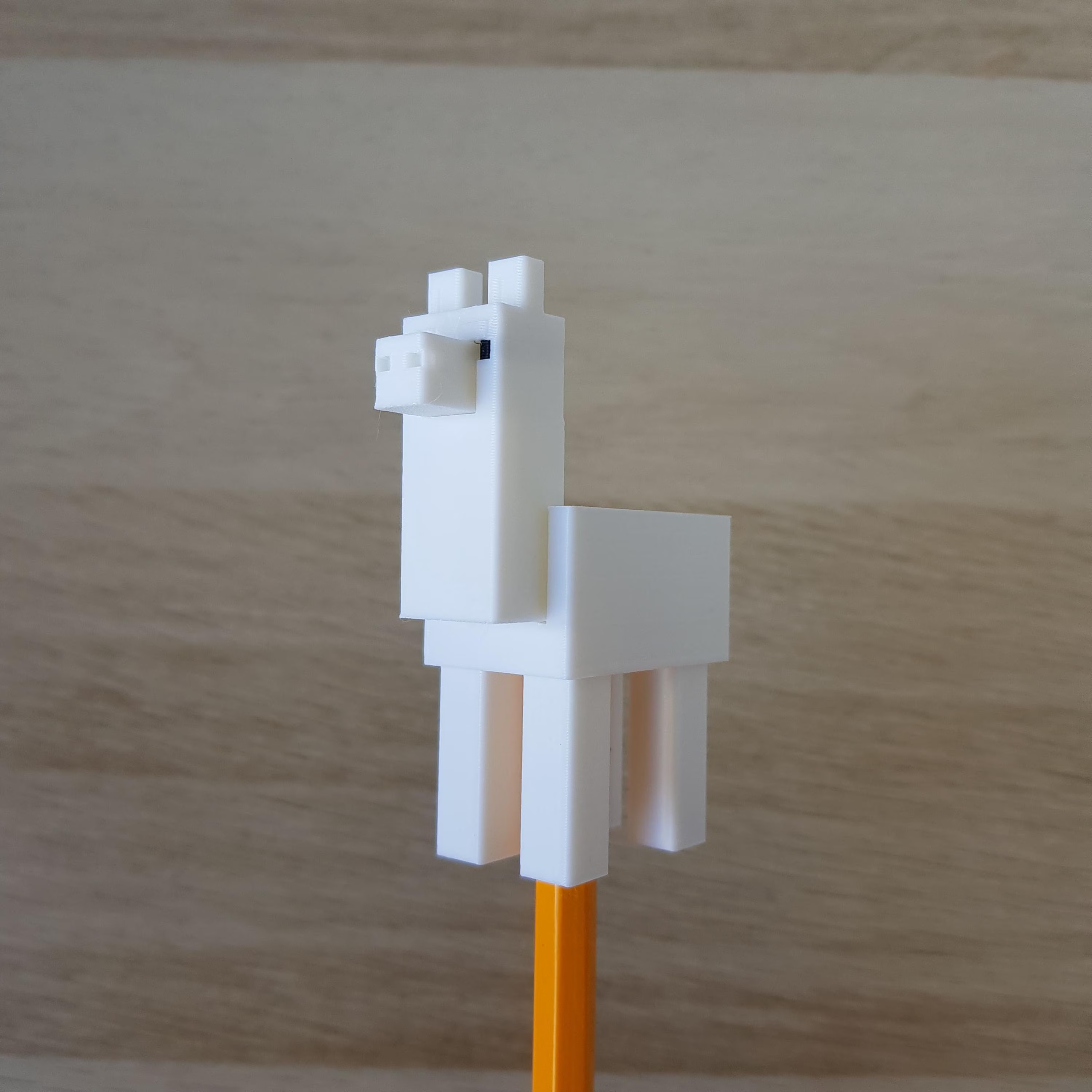 Topo de Lápis e Caneta Llama (Lama) do Minecraft