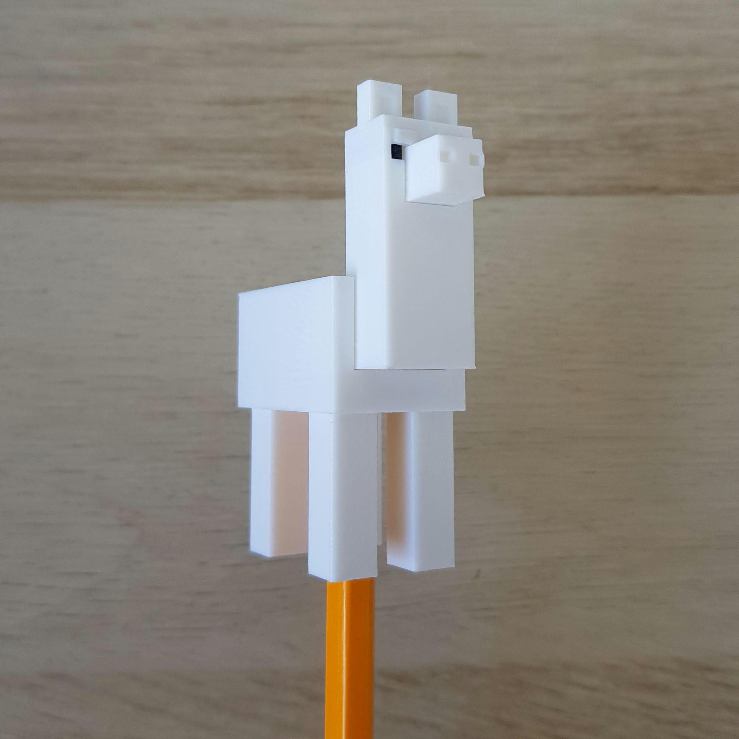 Topo de Lápis e Caneta Llama (Lama) do Minecraft
