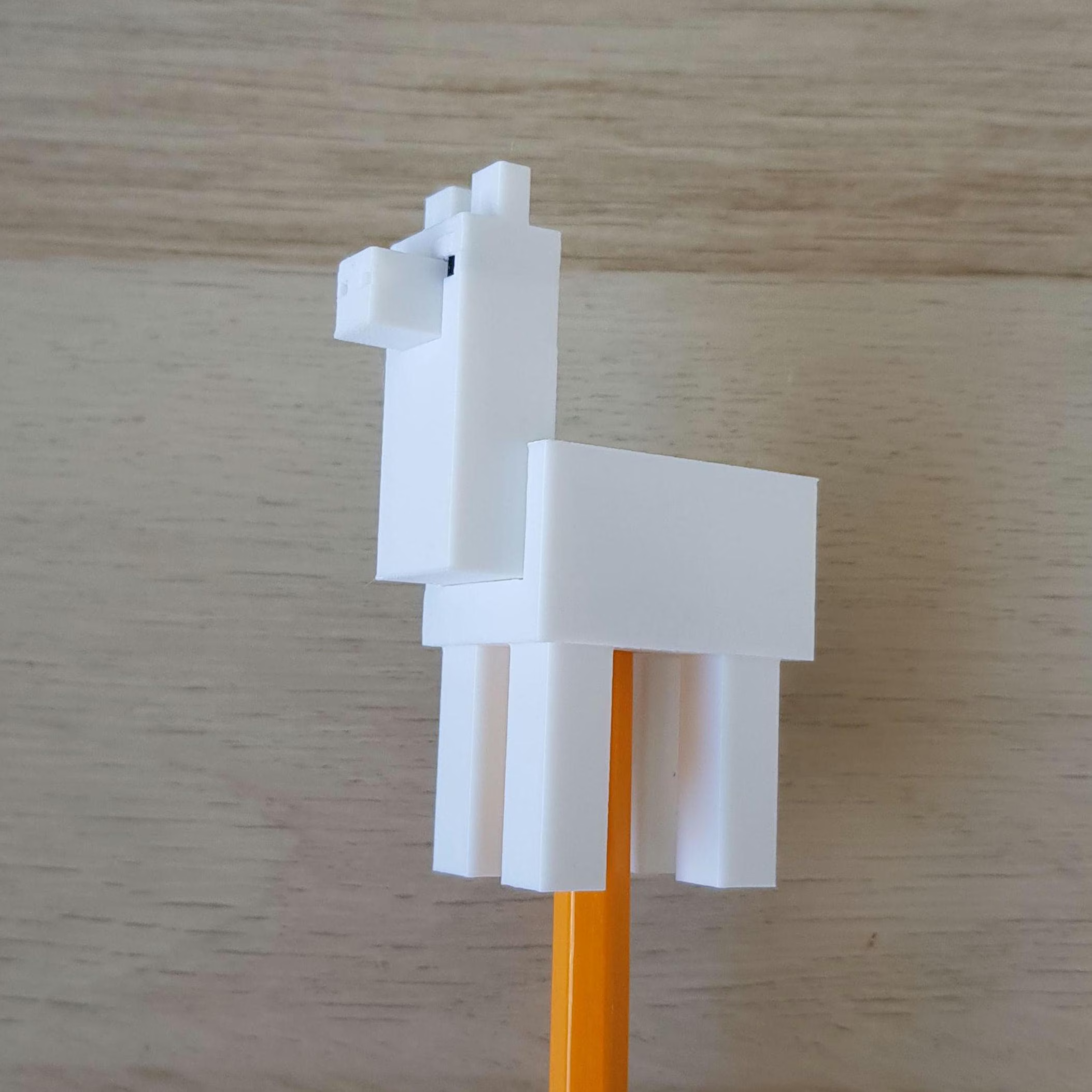 Topo de Lápis e Caneta Llama (Lama) do Minecraft