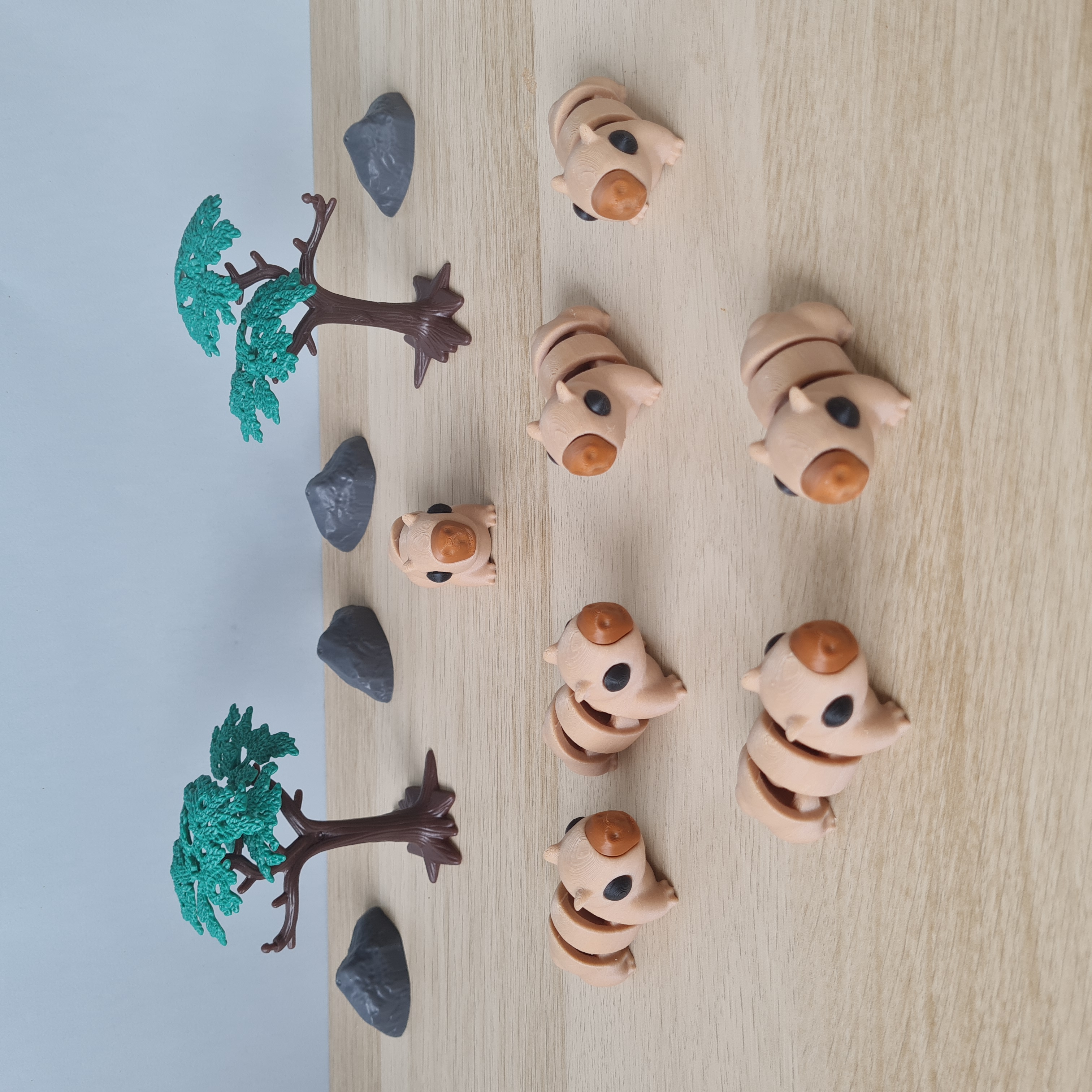 Capivara Articulada Impressa em 3D – O Presente Perfeito para Crianças, Lembrancinhas de Festa ou Só Porque Sim!