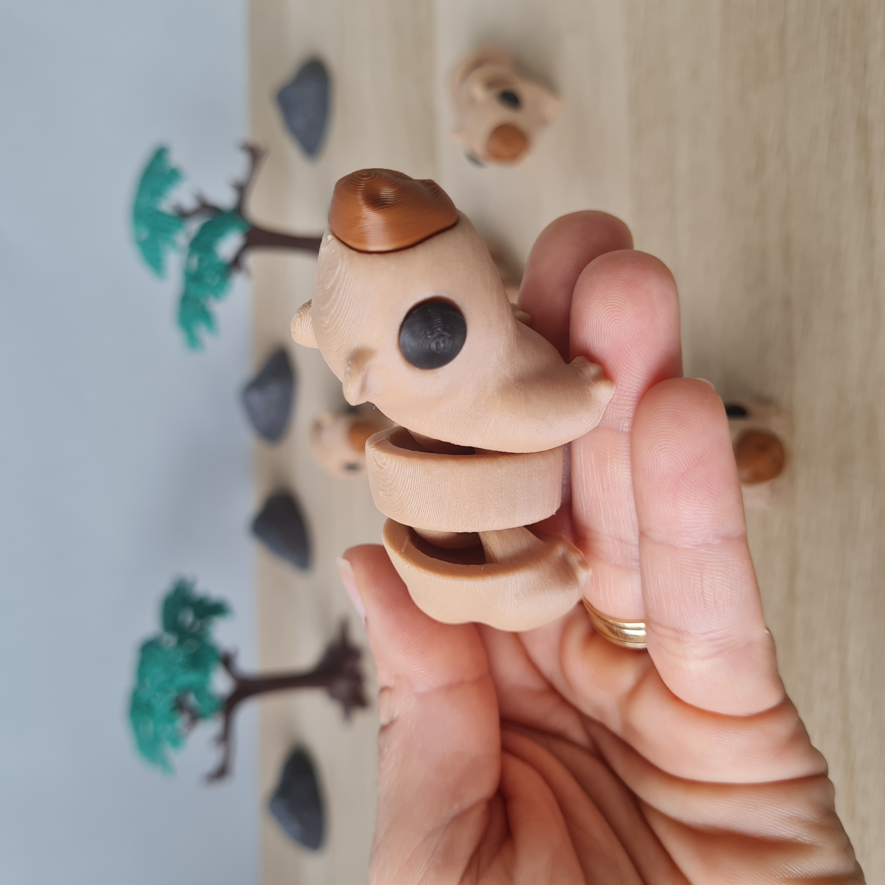 Capivara Articulada Impressa em 3D – O Presente Perfeito para Crianças, Lembrancinhas de Festa ou Só Porque Sim!