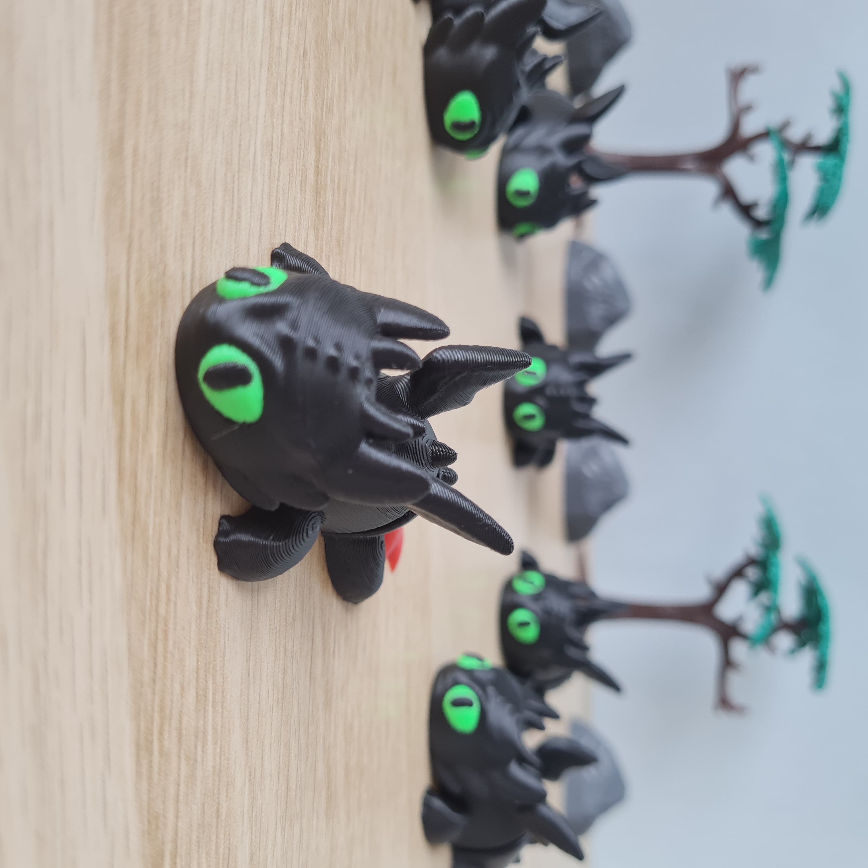 Fúria da Noite - Dragão Articulado – Impresso em 3D, Antiestresse e Ecológico!