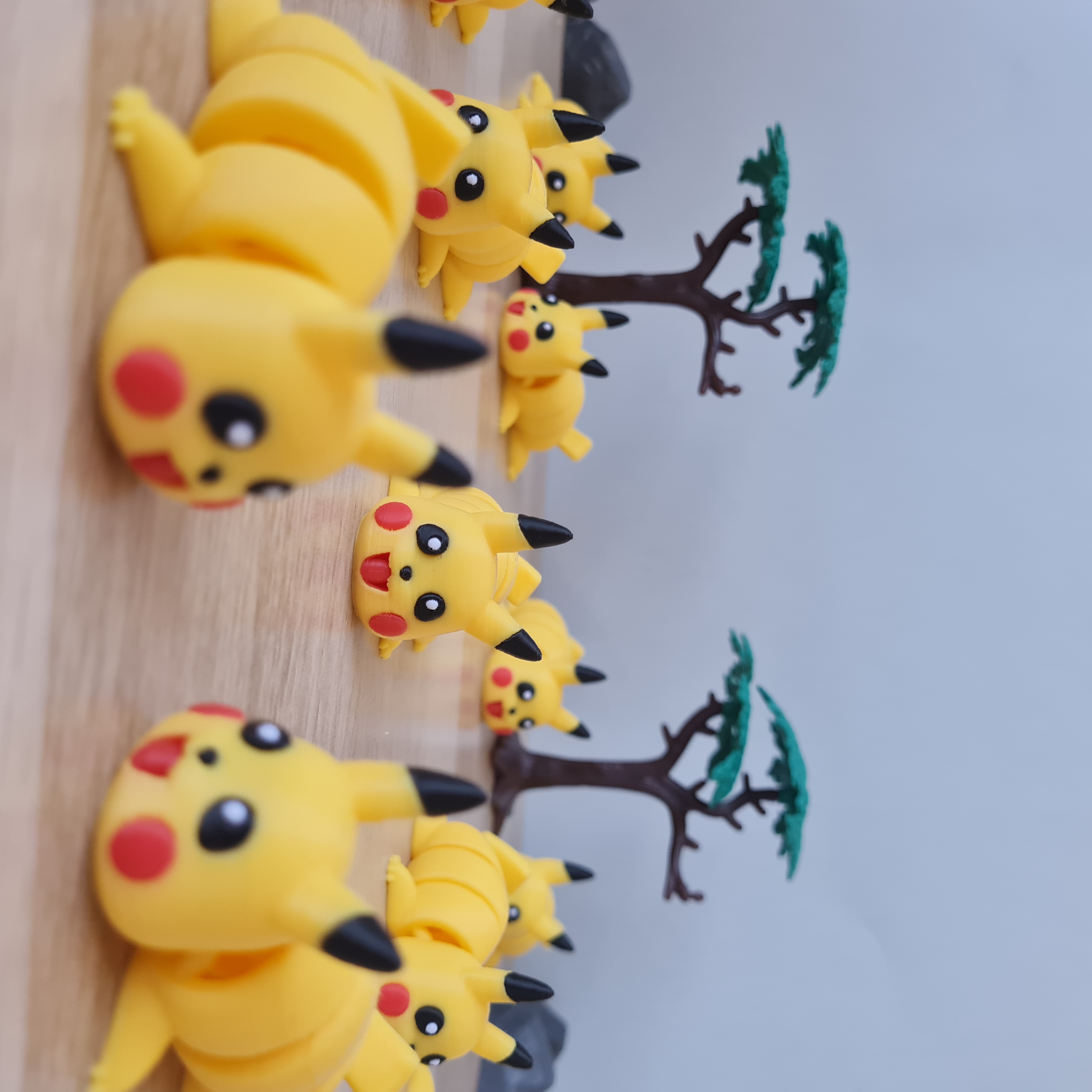 Brinquedo Articulado Inspirado no Pikachu – Impressão 3D & Ideal para Colecionadores!