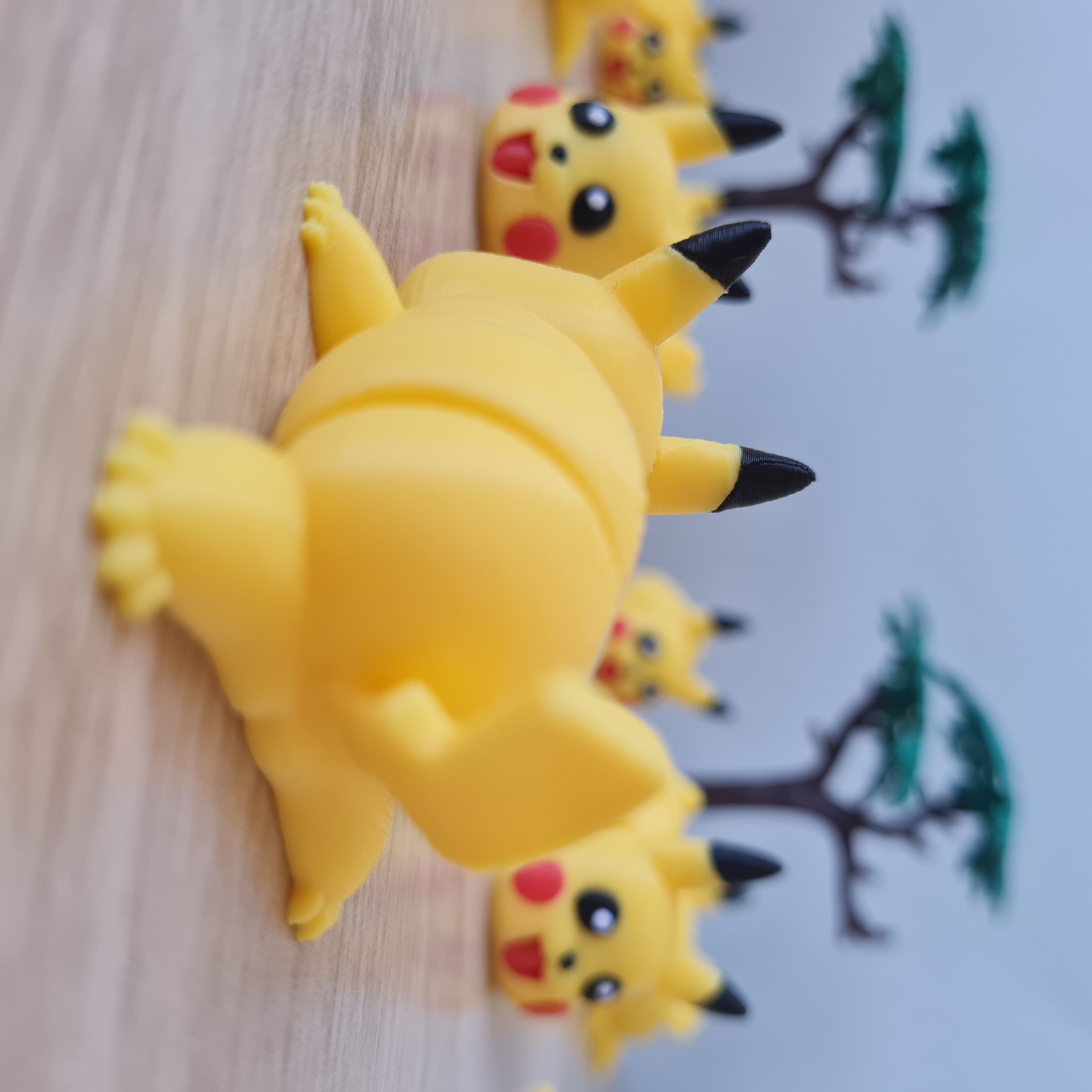Brinquedo Articulado Inspirado no Pikachu – Impressão 3D & Ideal para Colecionadores! 