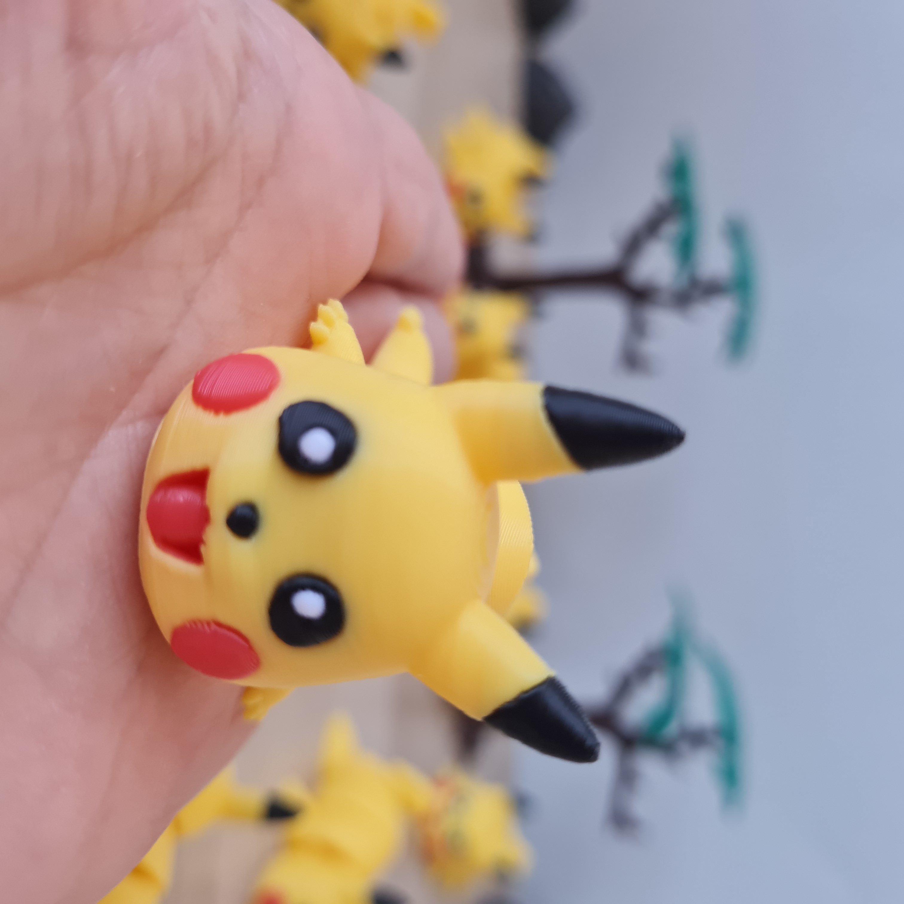 Brinquedo Articulado Inspirado no Pikachu – Impressão 3D & Ideal para Colecionadores! 