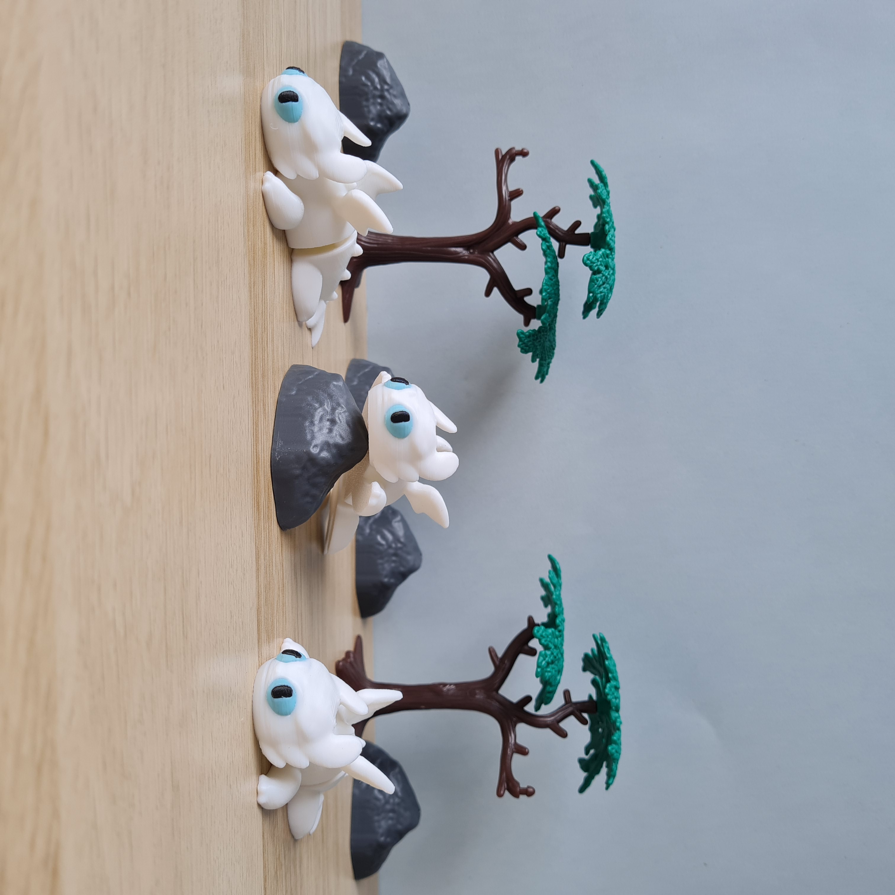 Fúria da Luz - Dragão Branco Articulado – Brinquedo 3D Impresso, Antiestresse e Ecológico!