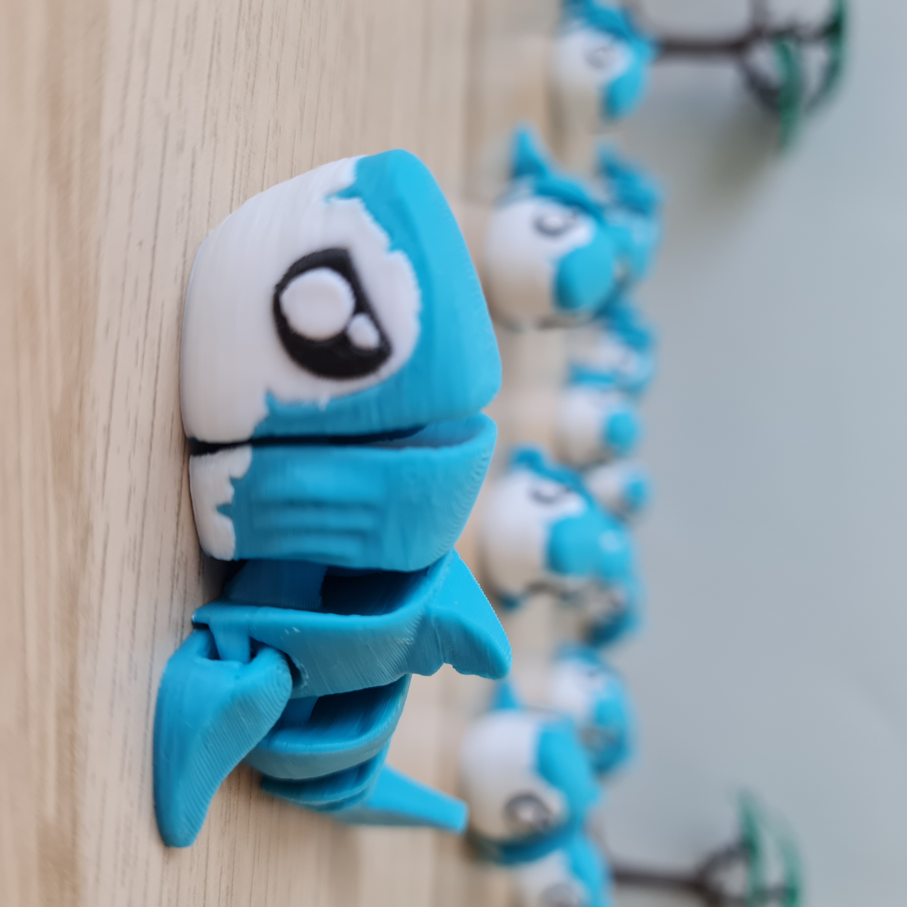 🦈 Tubarão Articulado Antiestresse – Brinquedo Fidget Oceânico com Nadadeiras Móveis | Presente Divertido e Sustentável 🌊✨