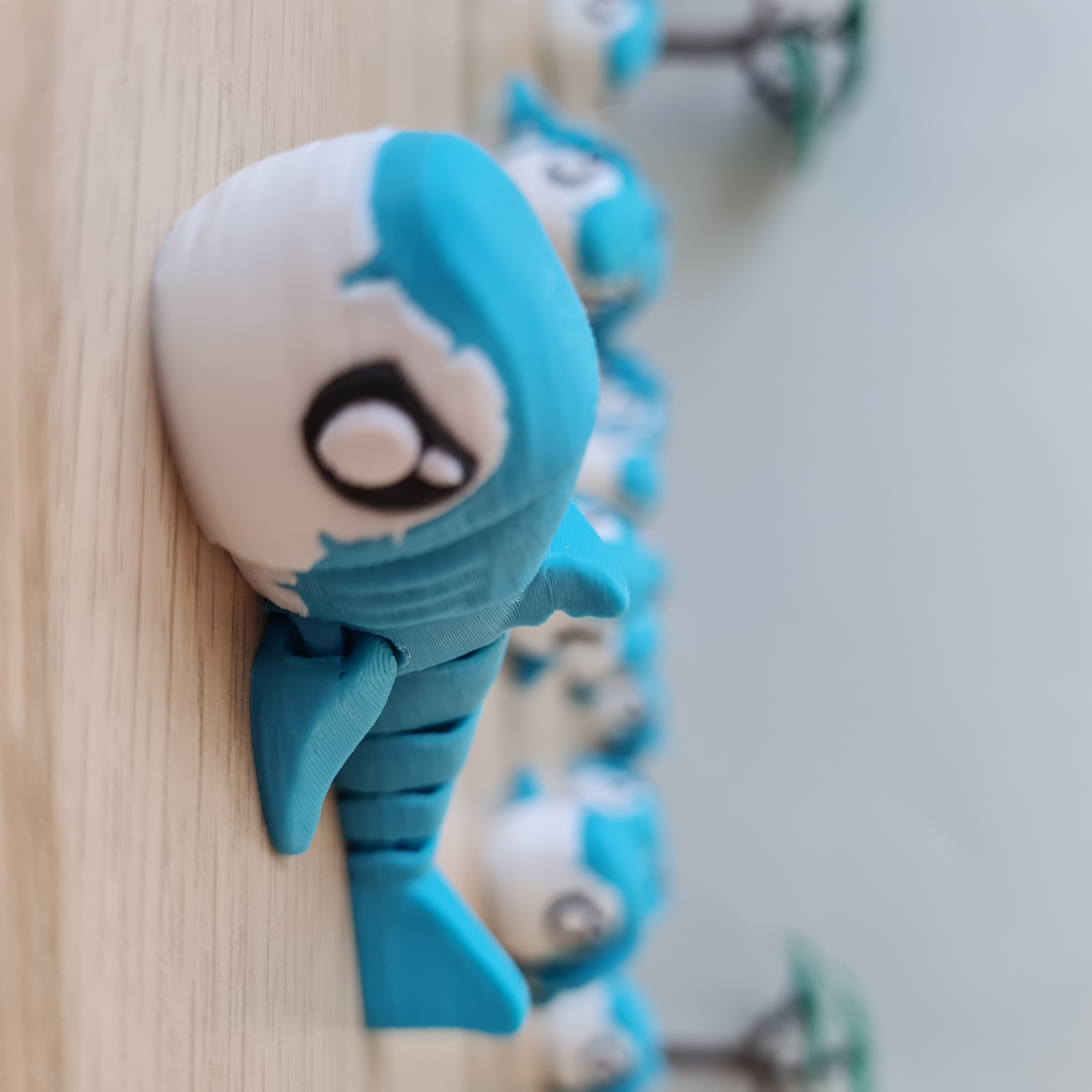 🦈 Tubarão Articulado Antiestresse – Brinquedo Fidget Oceânico com Nadadeiras Móveis | Presente Divertido e Sustentável 🌊✨ 