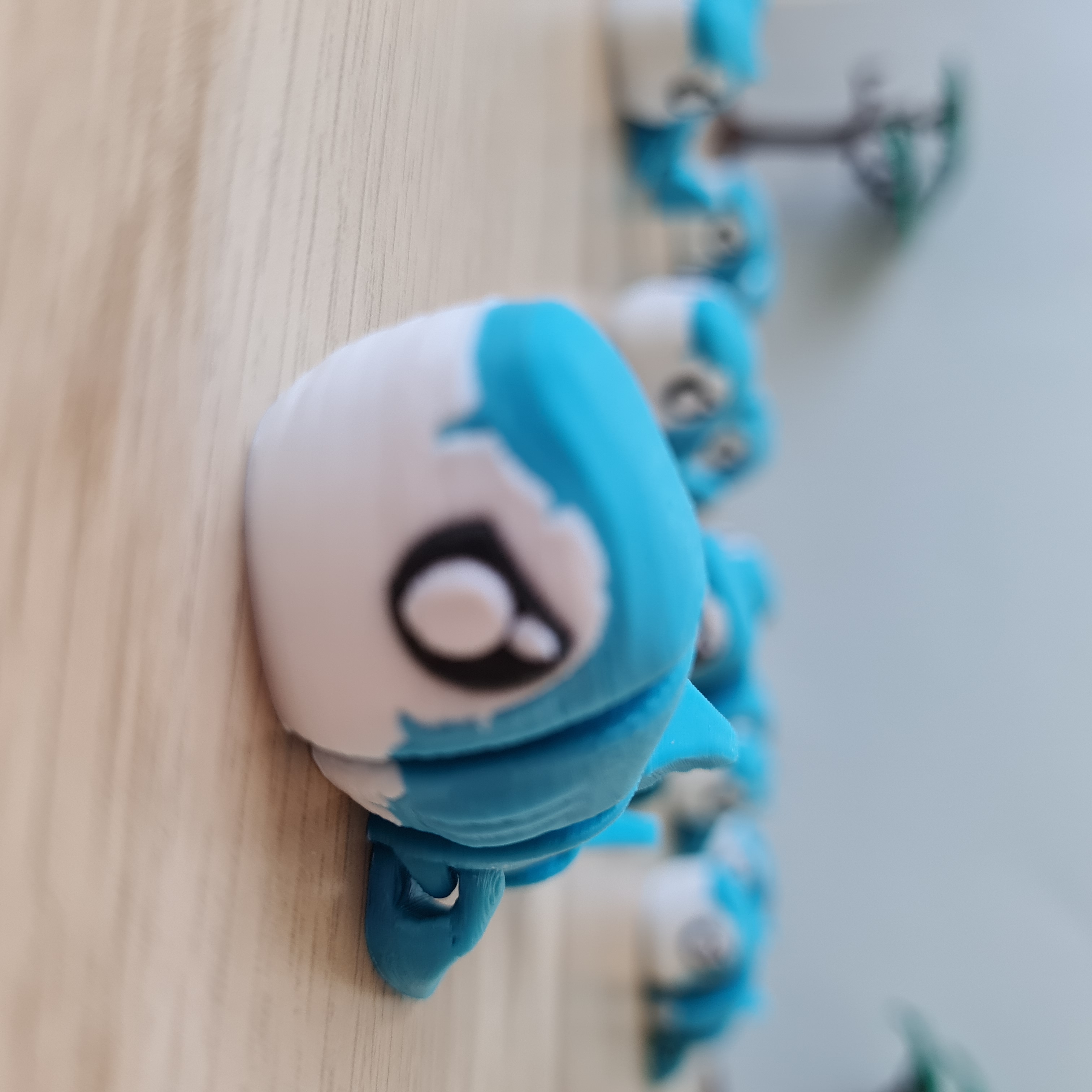 🦈 Tubarão Articulado Antiestresse – Brinquedo Fidget Oceânico com Nadadeiras Móveis | Presente Divertido e Sustentável 🌊✨ 