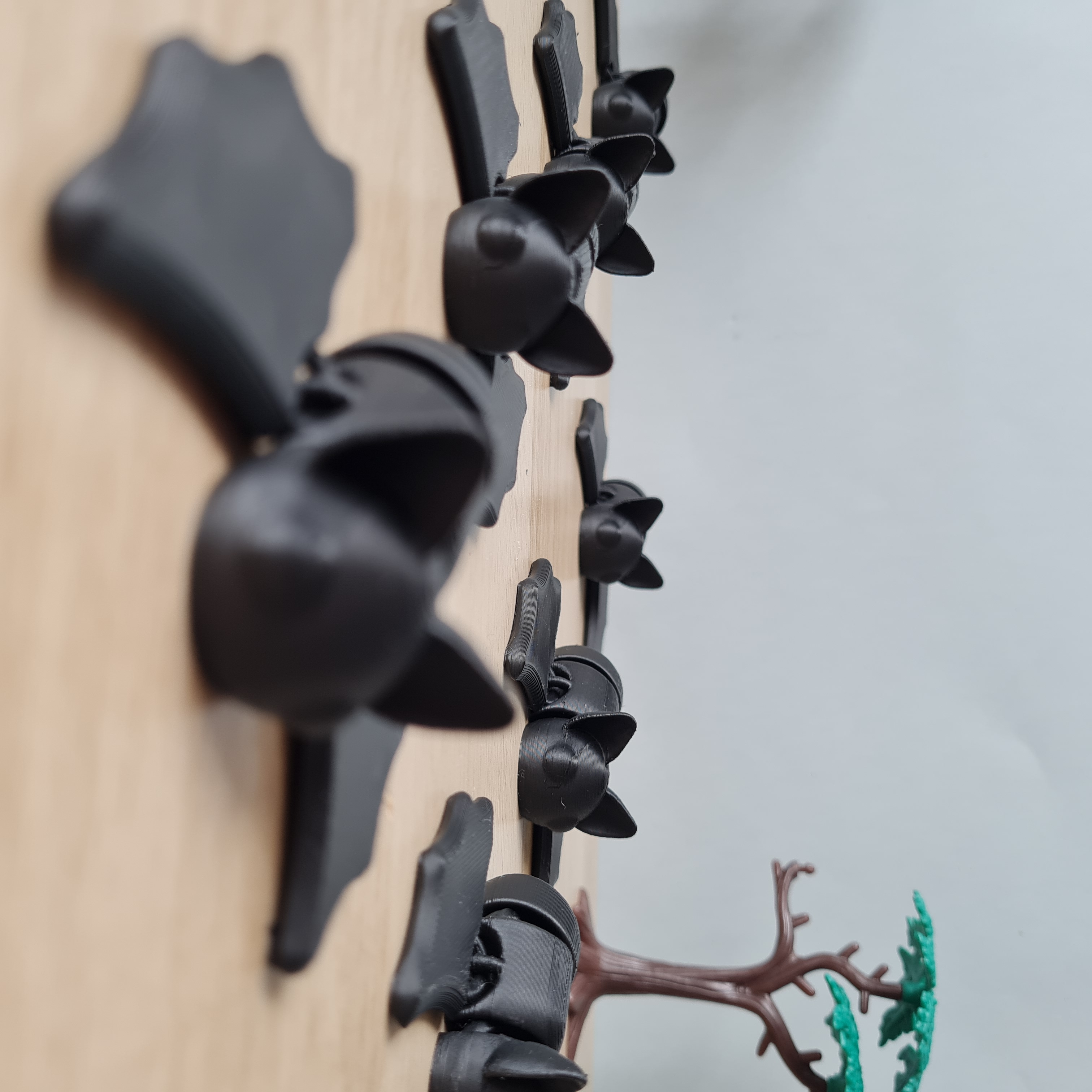 Morcego Articulado Brinquedo Sensorial 🖤 Alívio do Stress – Impresso em 3D 