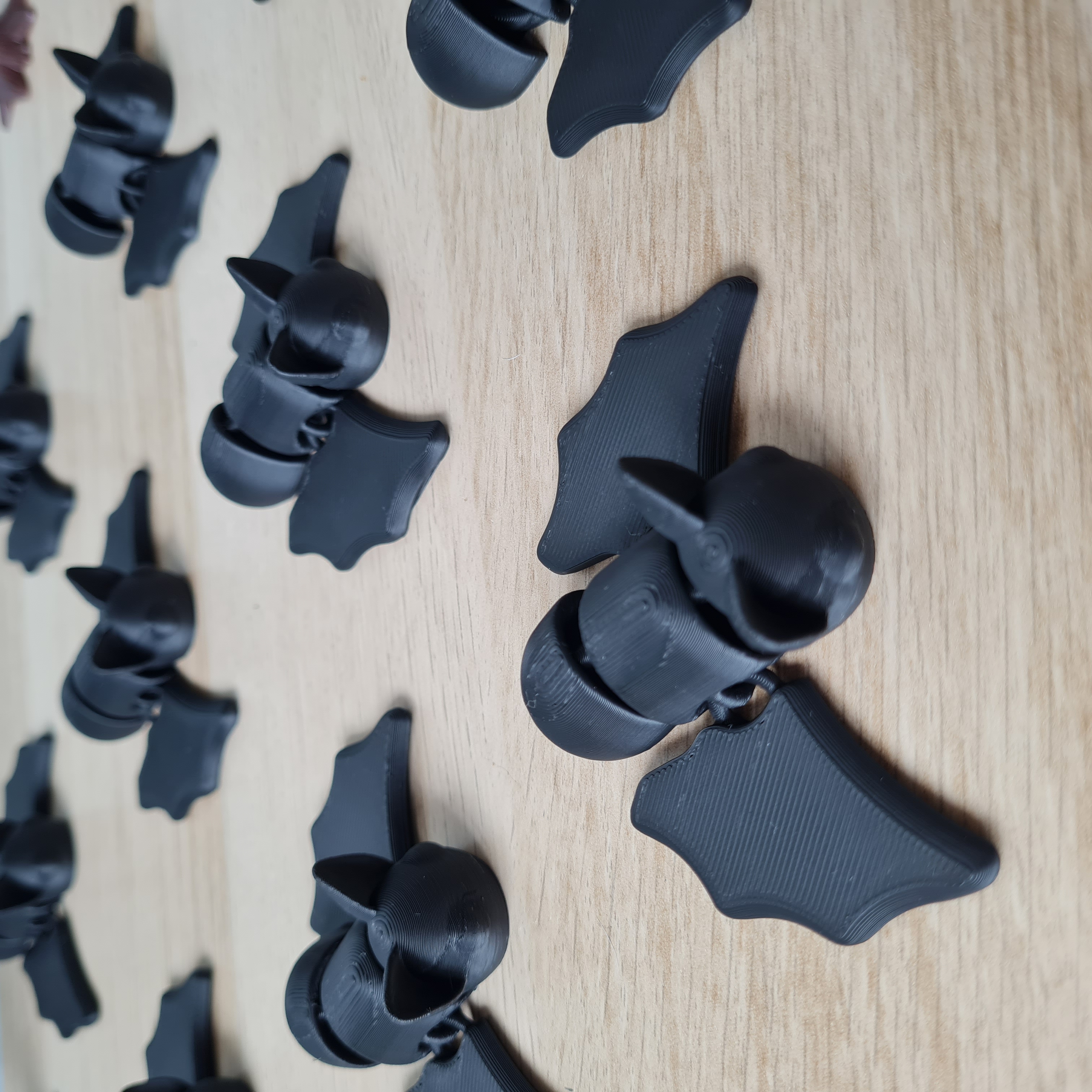 Morcego Articulado Brinquedo Sensorial 🖤 Alívio do Stress – Impresso em 3D 