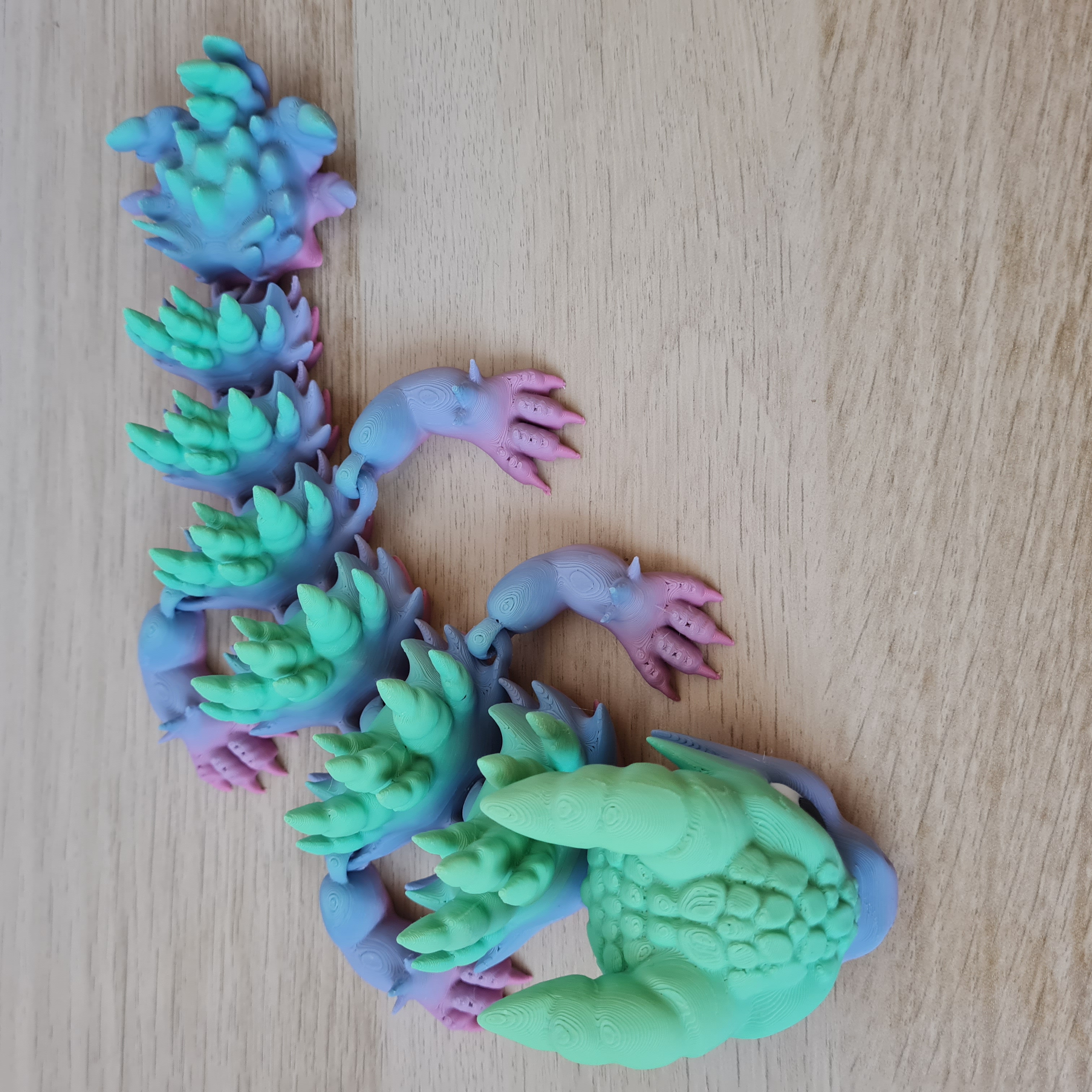 Dragão Articulado Brinquedo Sensorial 🐲  Presente Mágico e Divertido para Crianças e Adultos ✨