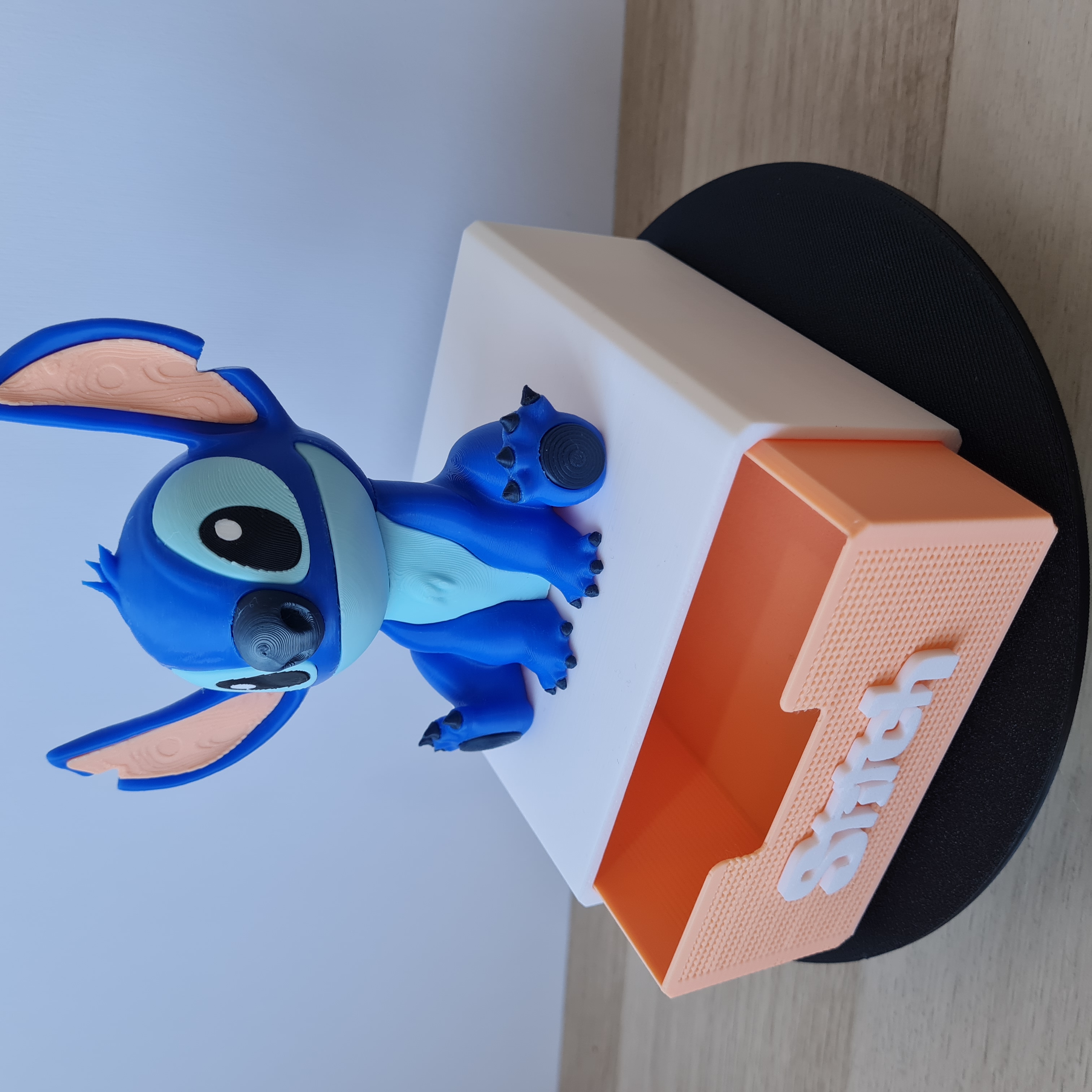 Organizador de secretária com gaveta Stitch