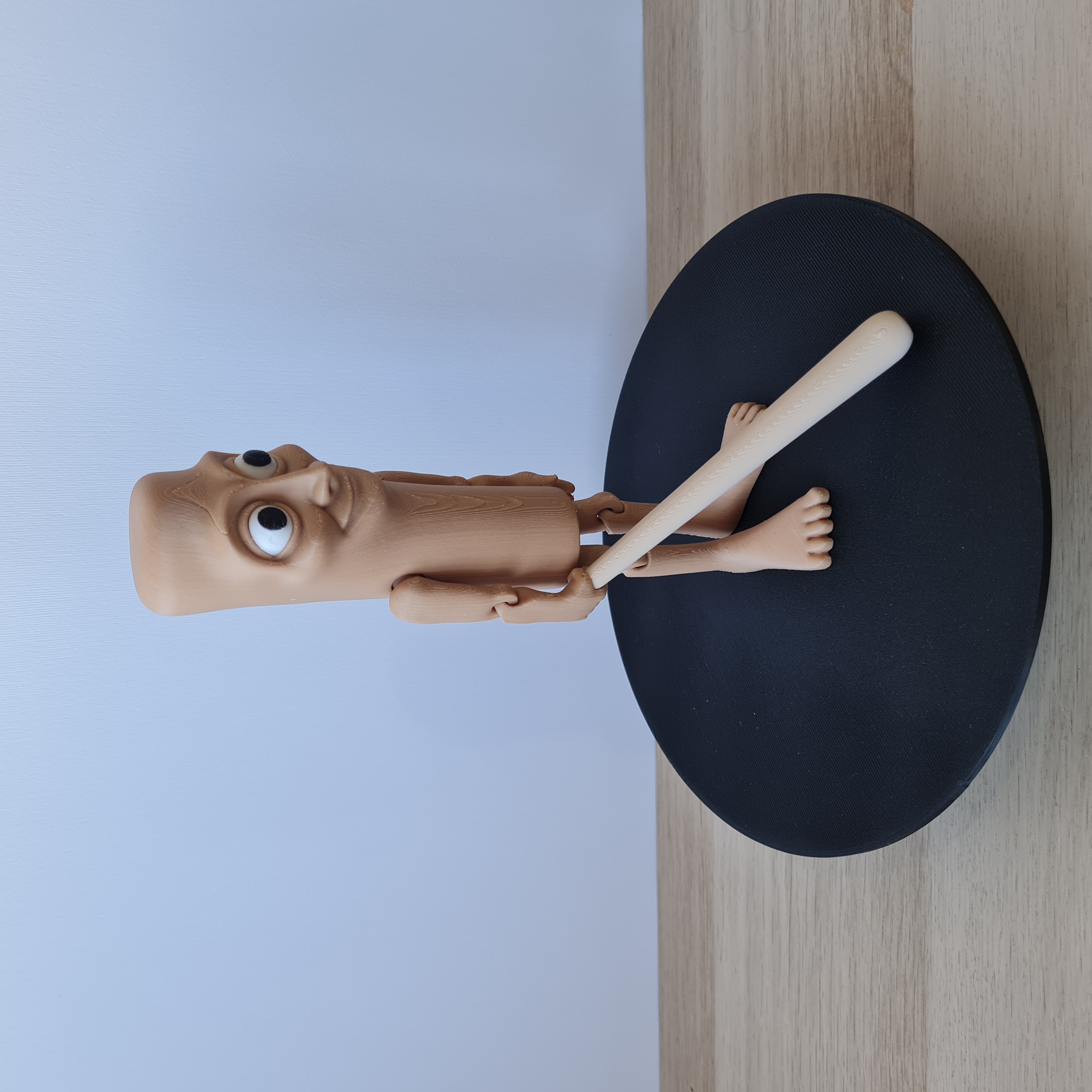 Tung Tung Tung Sahur 3D Toy – Figura articulada engraçada Colecionável