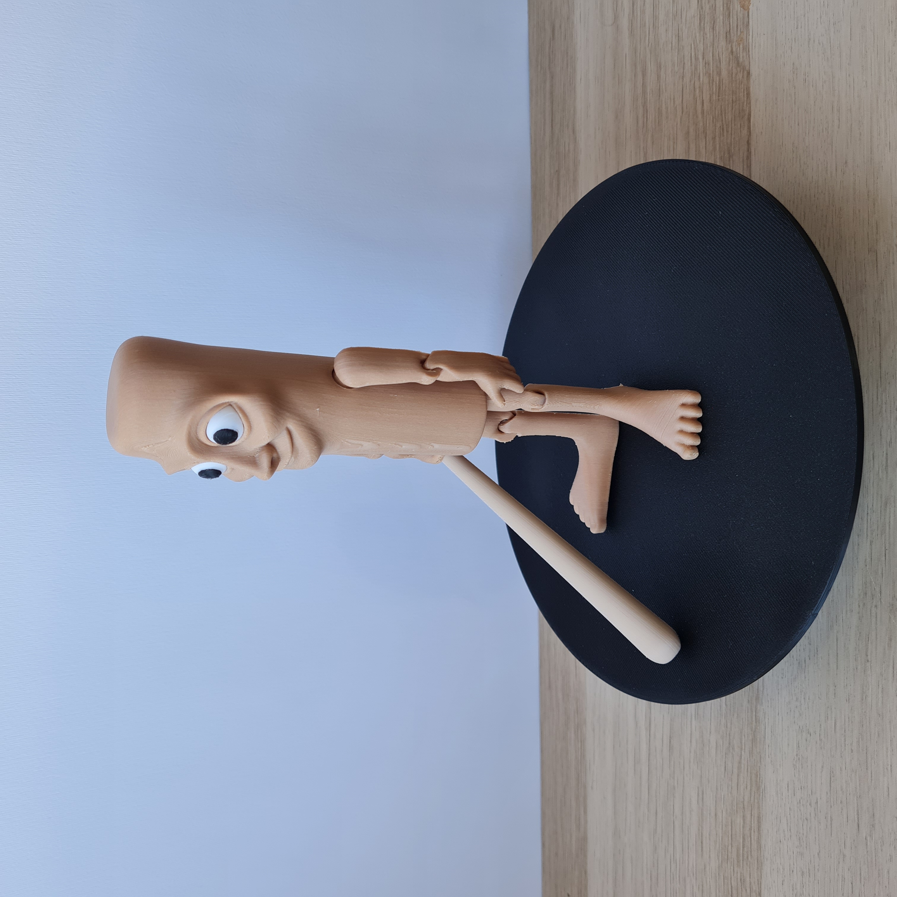 Tung Tung Tung Sahur 3D Toy – Figura articulada engraçada Colecionável