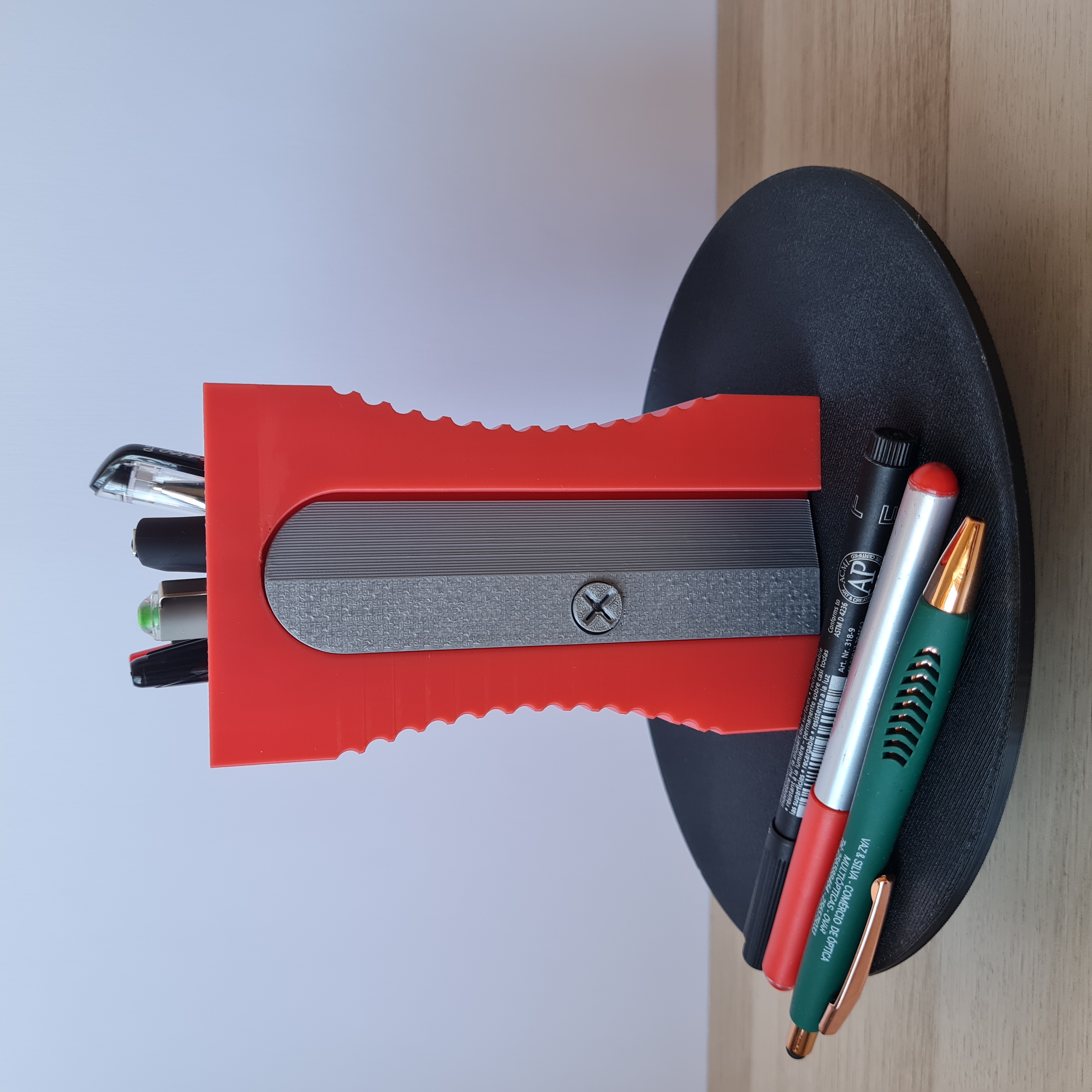 Organizador de secretária estilo afia lápis fofo