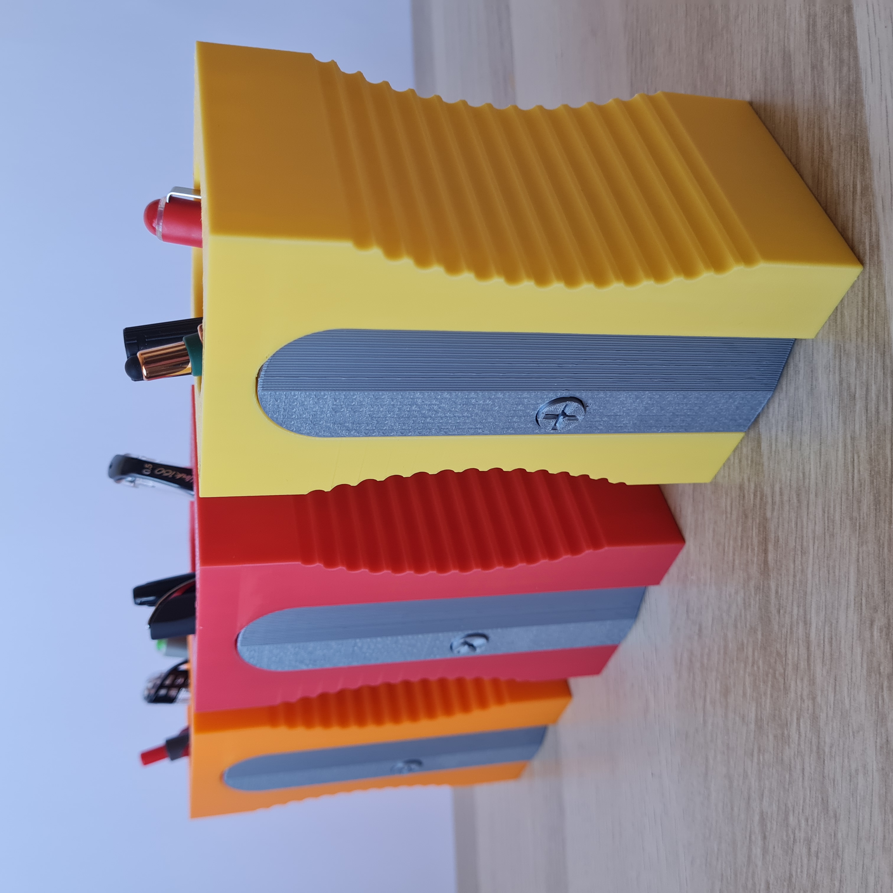 Organizador de secretária estilo afia lápis fofo