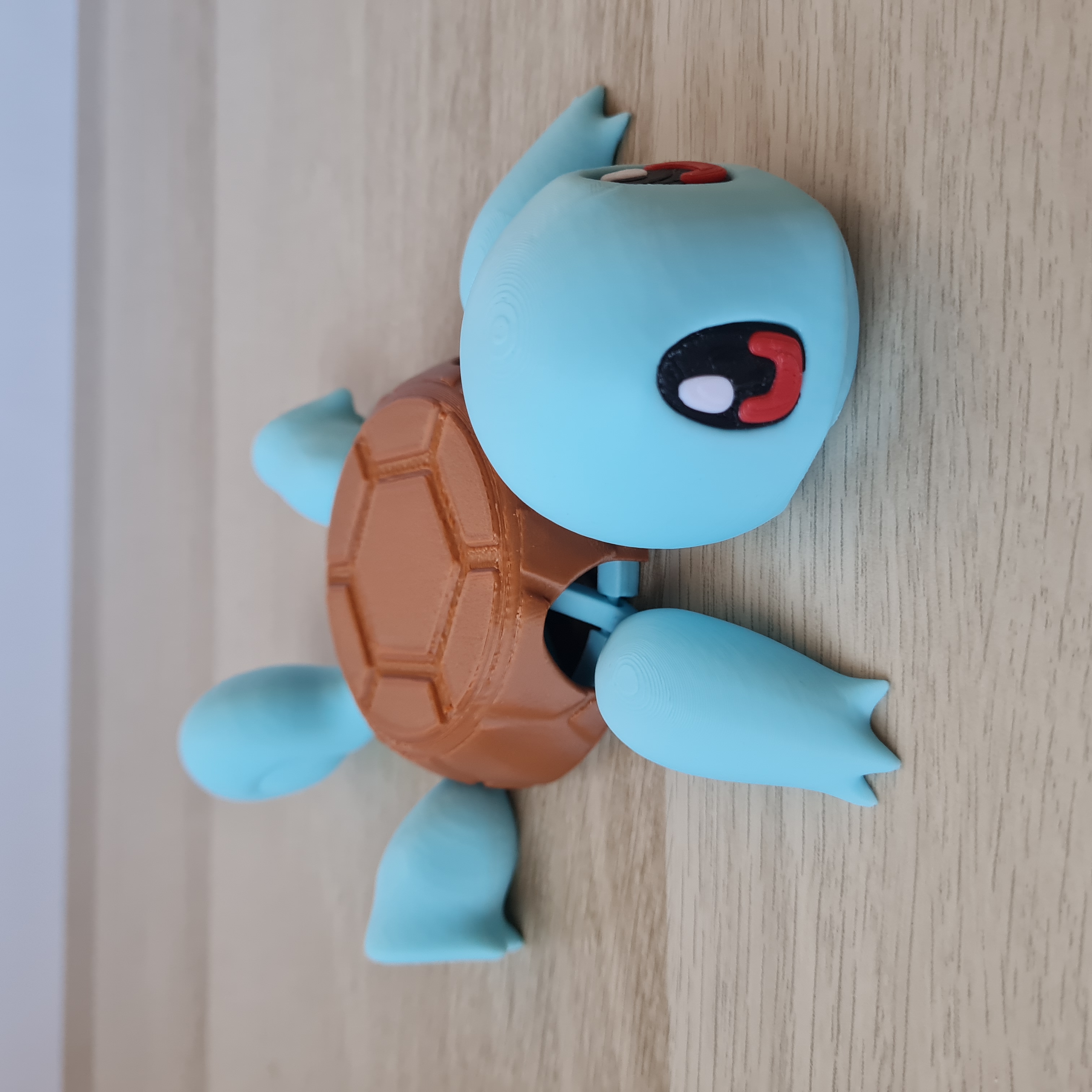 Suporte para copos impresso em 3D inspirado no Squirtle