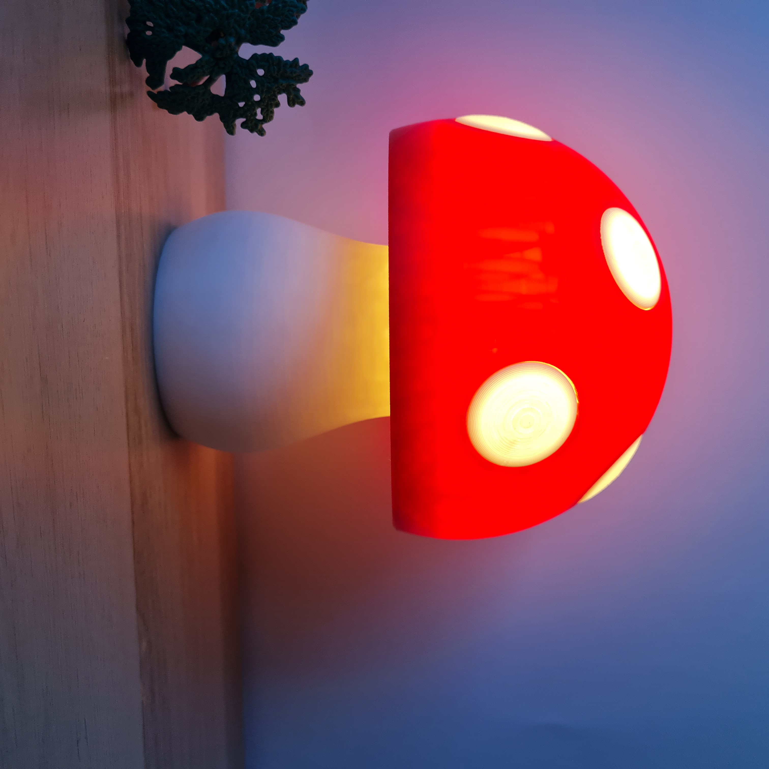 Lâmpada LED cogumelo