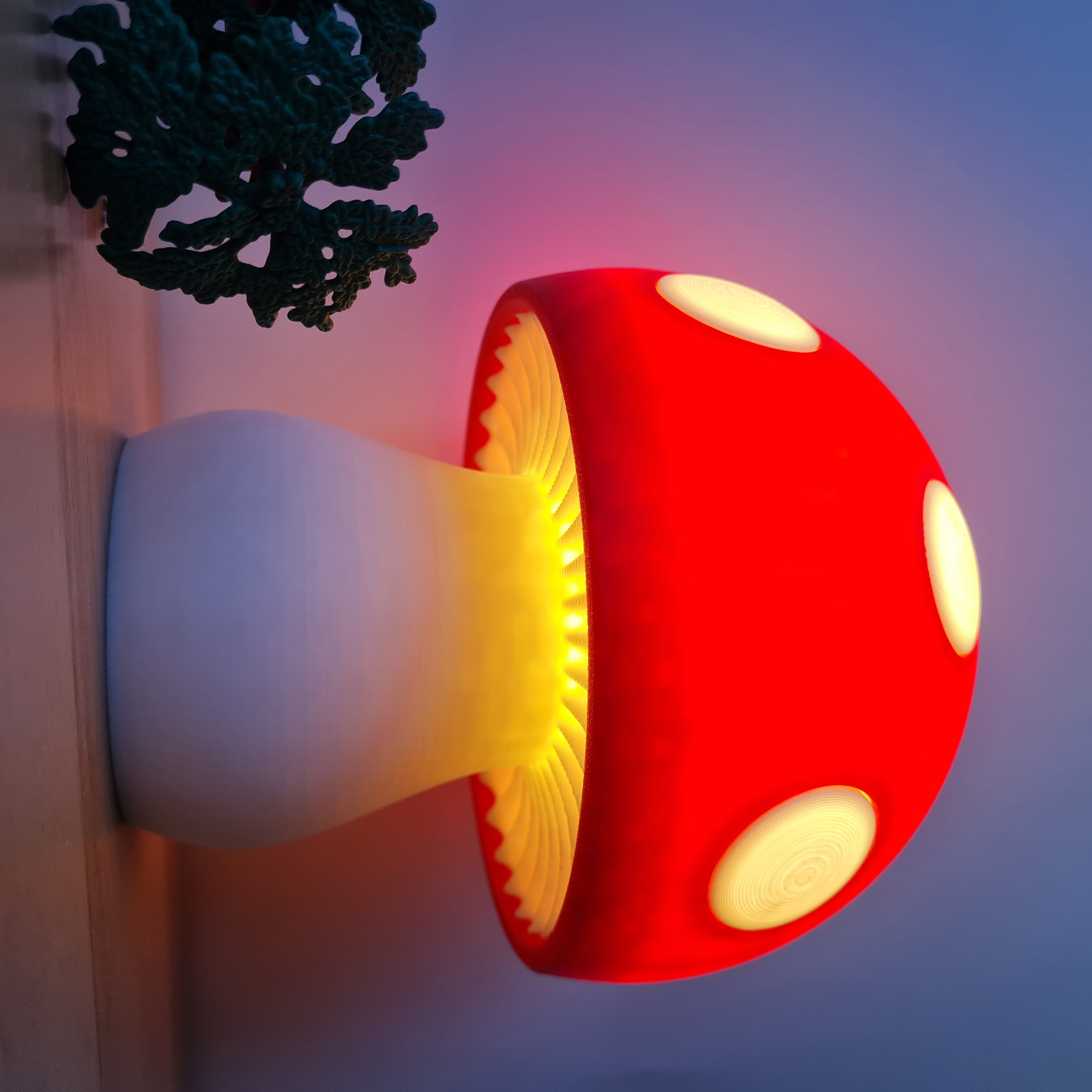 Lâmpada LED cogumelo