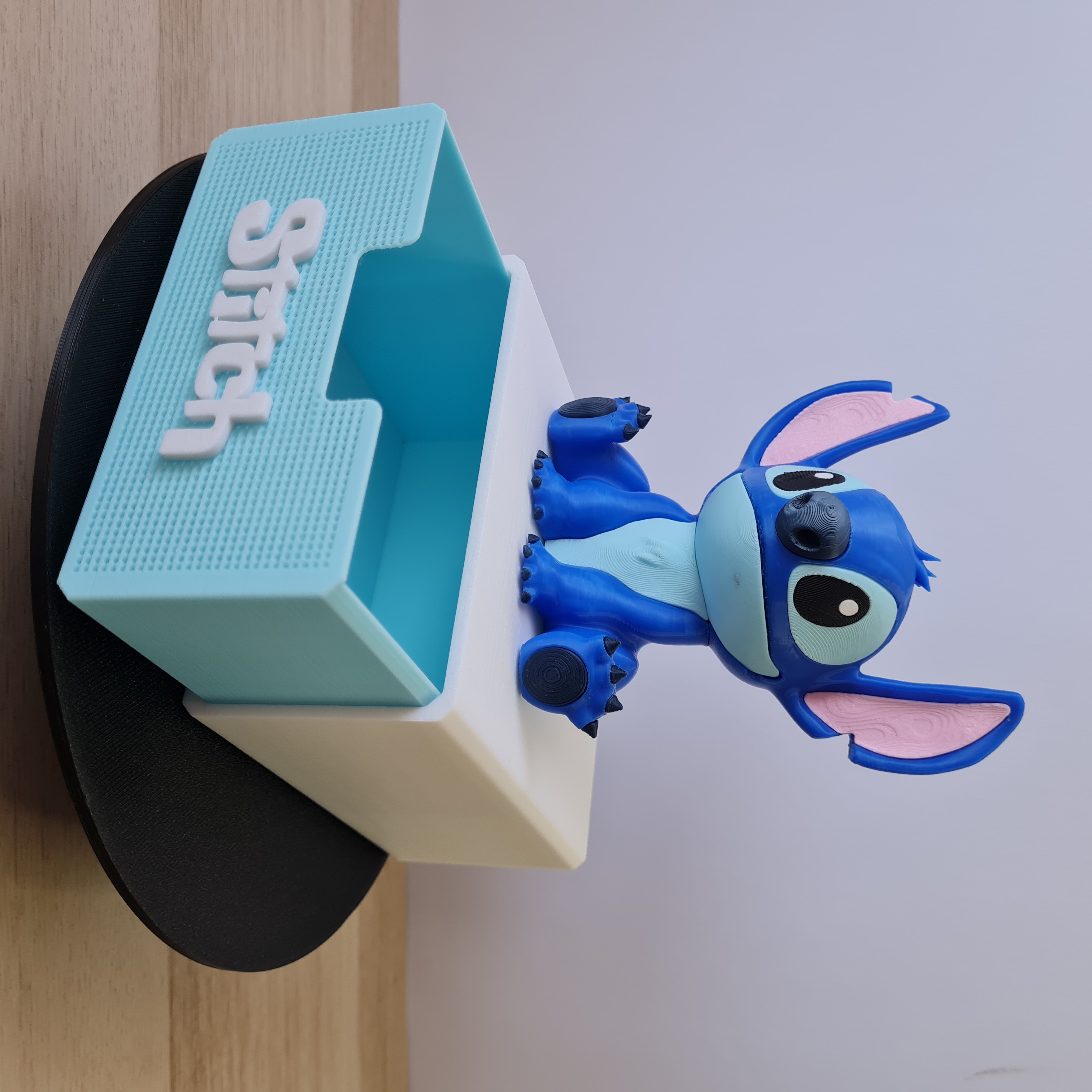 Organizador de secretária com gaveta Stitch