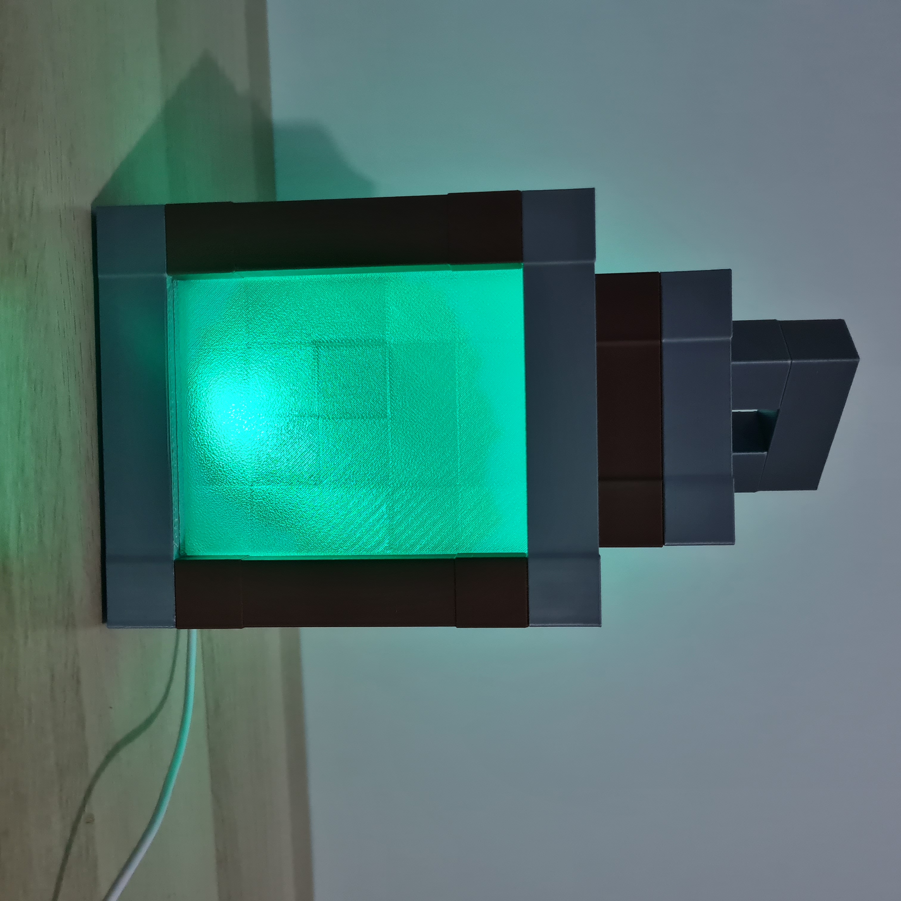 Candeeiro LED Lanterna Minecraft