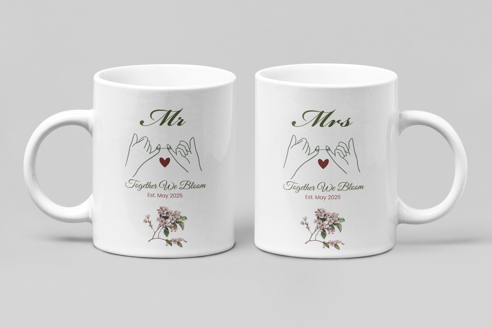 May Mr & Mrs Birth Month Mugs – Personalised Gift