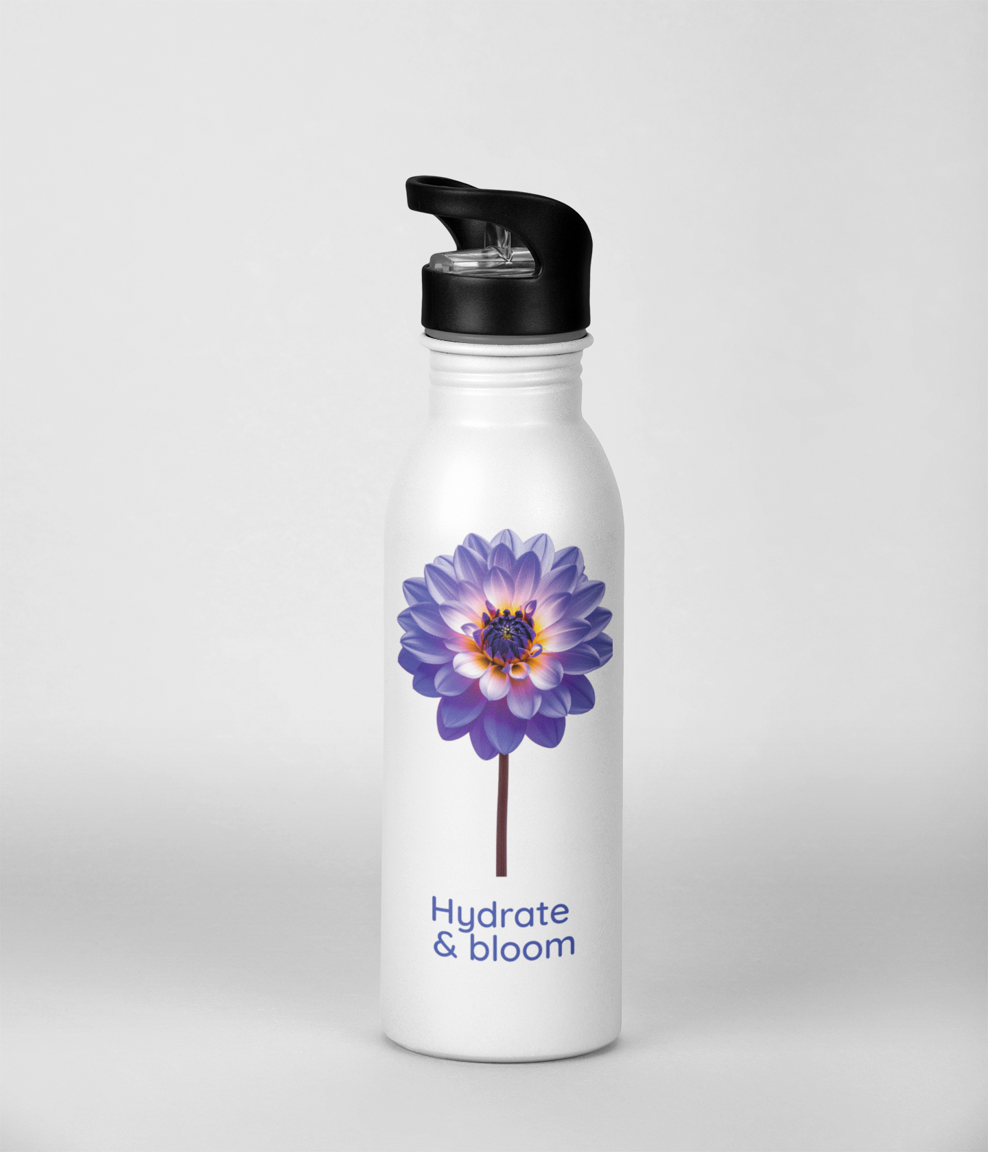 Hydrate & Bloom –February Birth Flower Water Bottles (500ml)