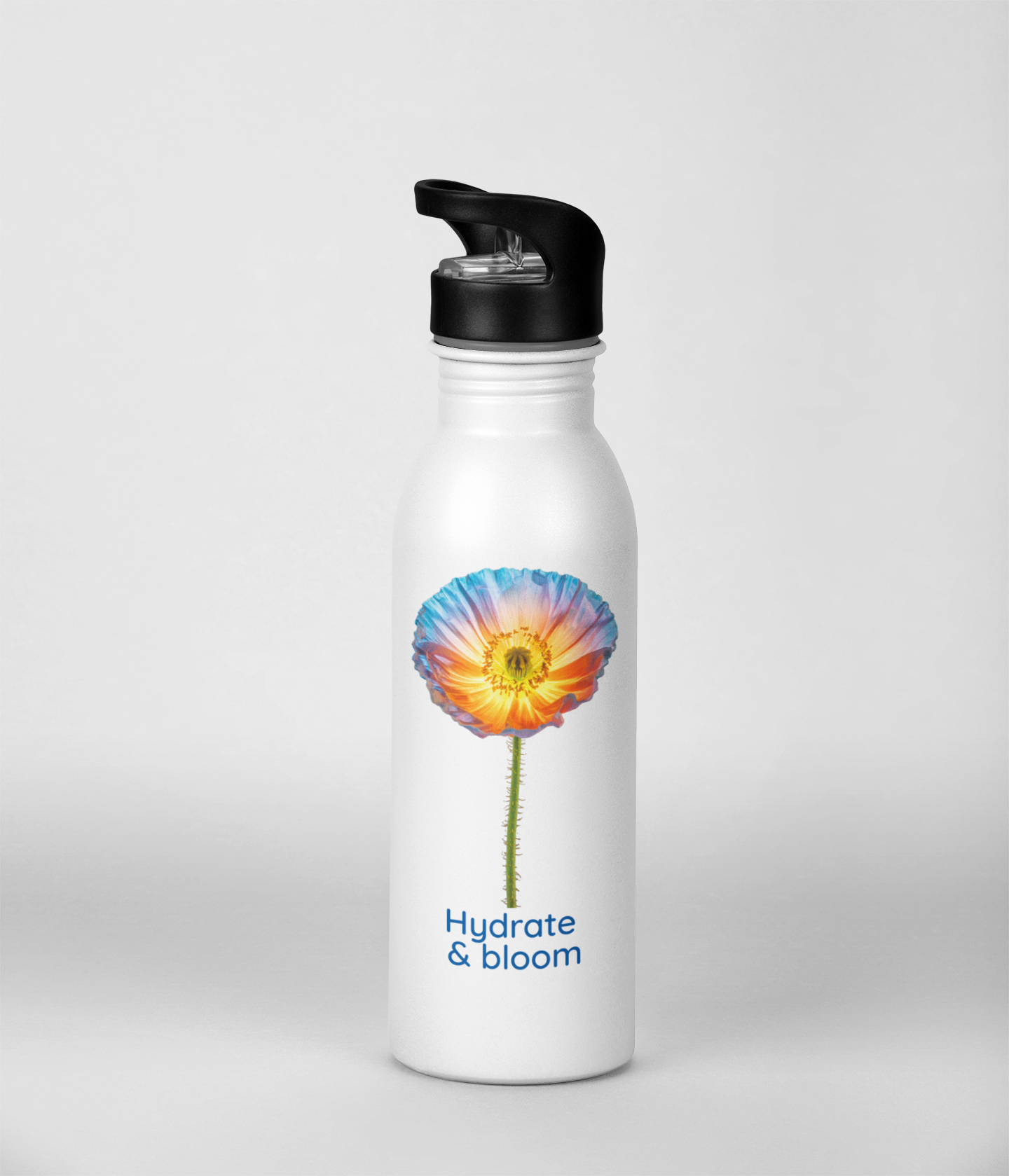 Hydrate & Bloom – August Birth Flower Water Bottles (500ml)