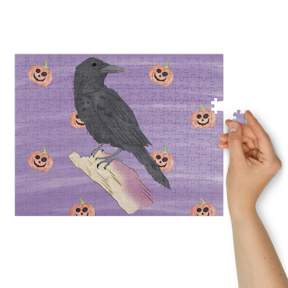 Halloween Raven Puzzle – 252 Pieces (14 x 11 in.)
