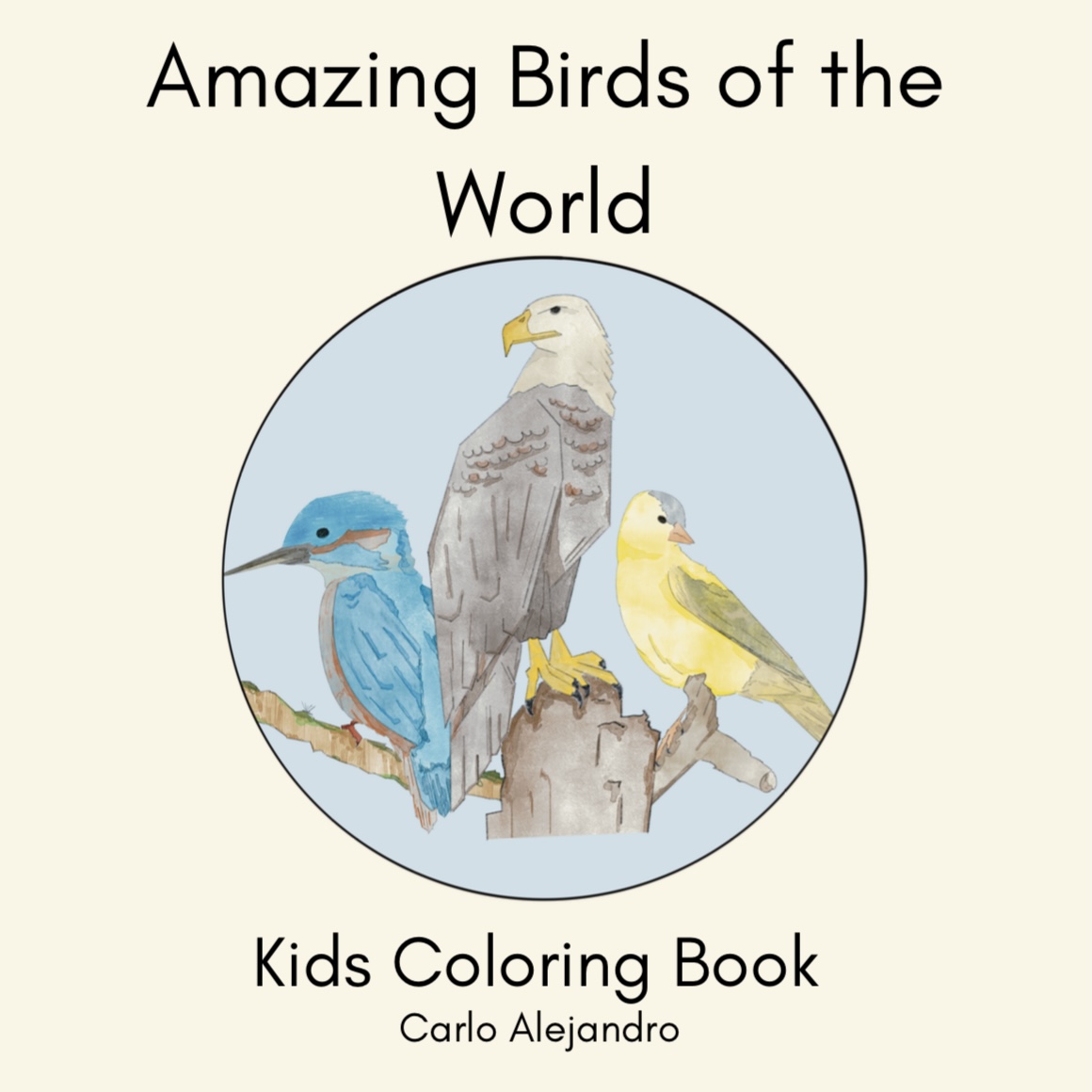 Amazing Birds of the World! - Digital Coloring Book 