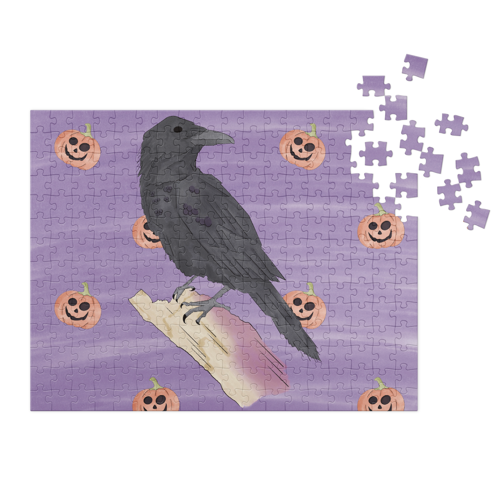 Halloween Raven Puzzle – 252 Pieces (14 x 11 in.)