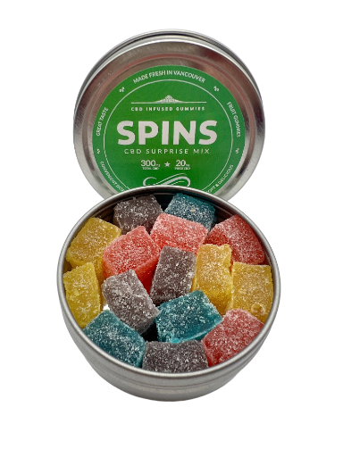 SPINS CBD GUMMY TINS