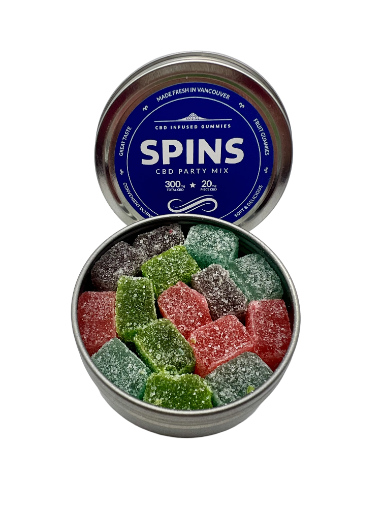 SPINS CBD GUMMY TINS