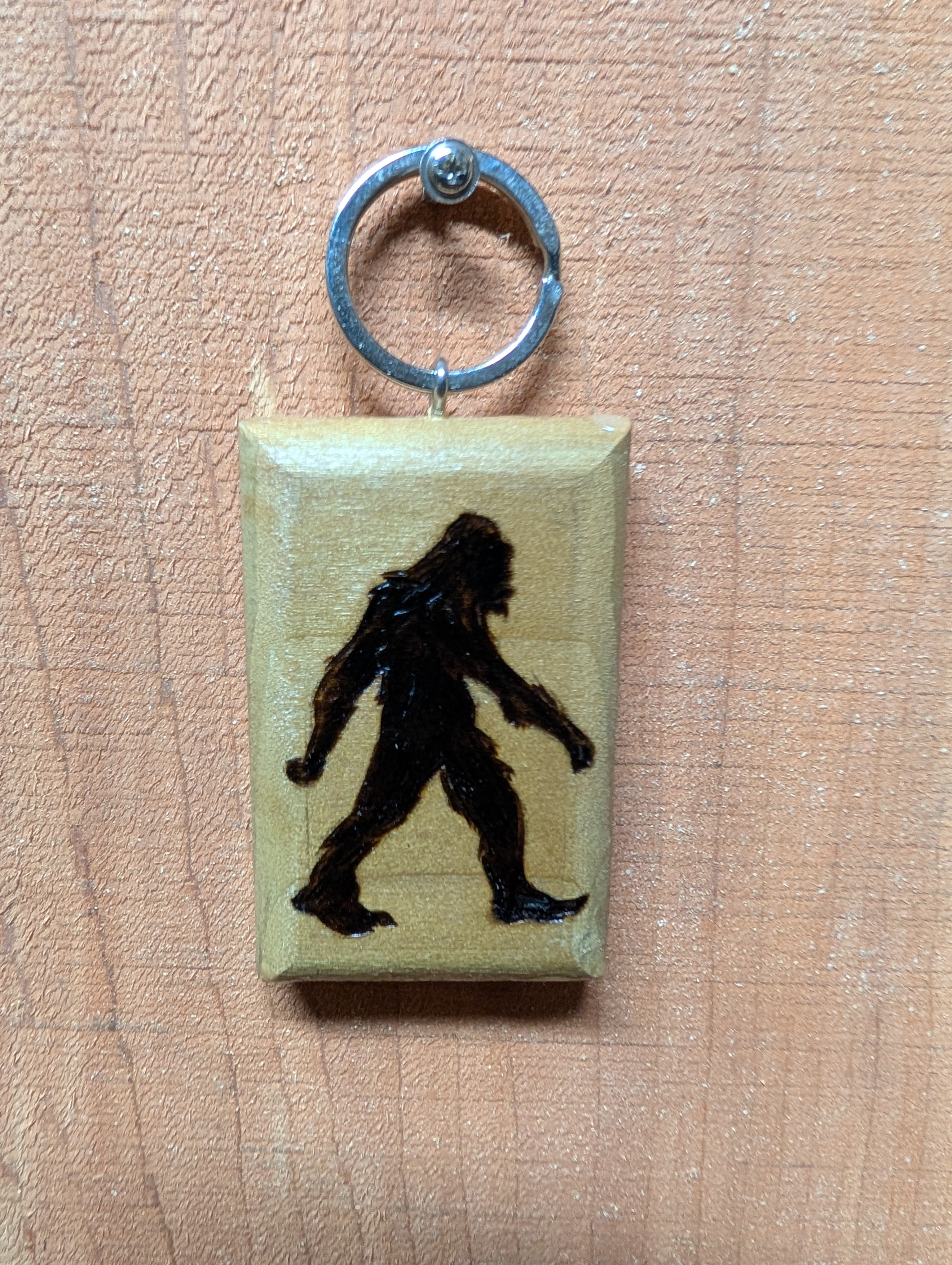 Double-sided Bigfoot Keychain