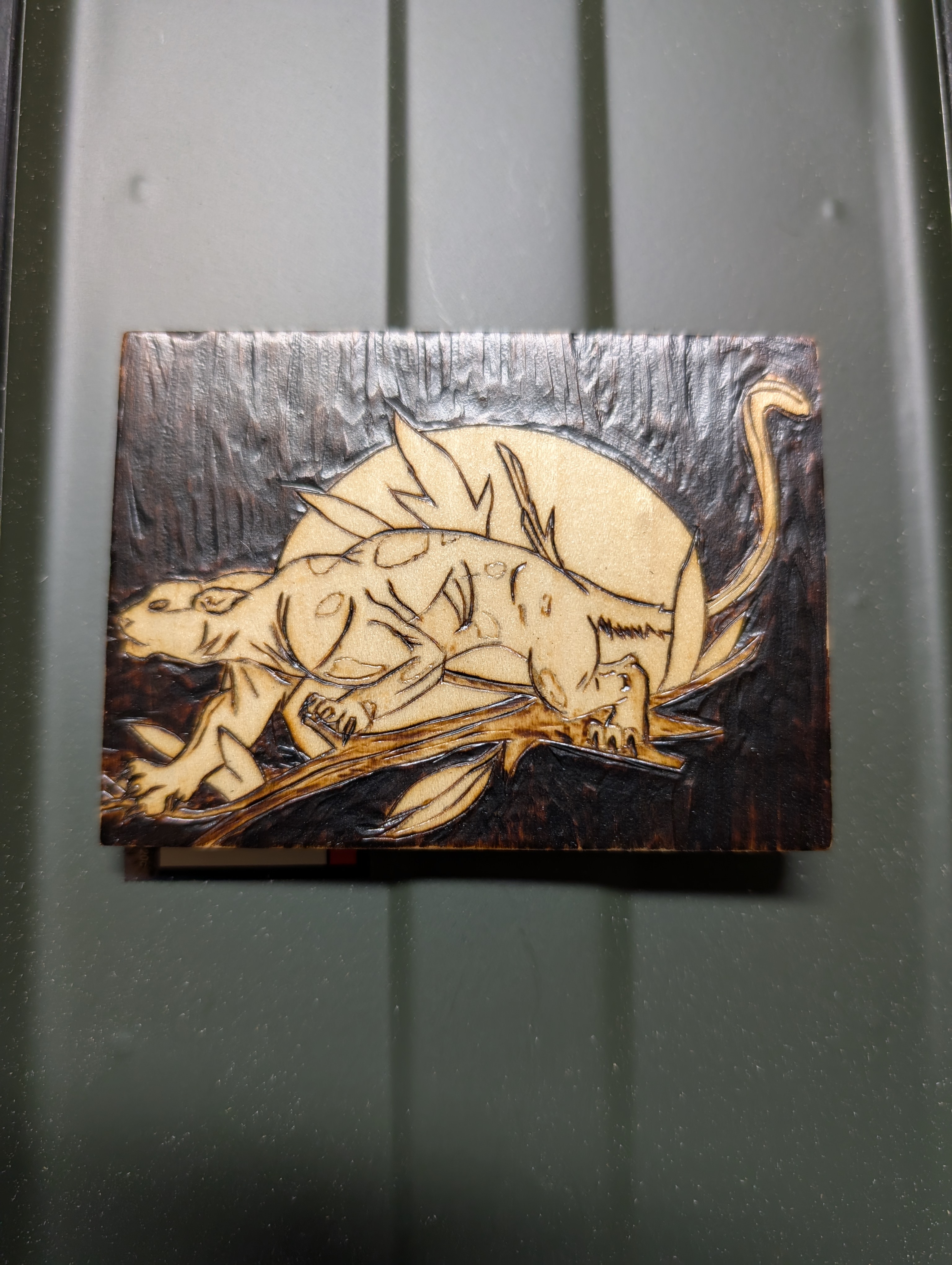 Poplar Panther Fridge Magnet