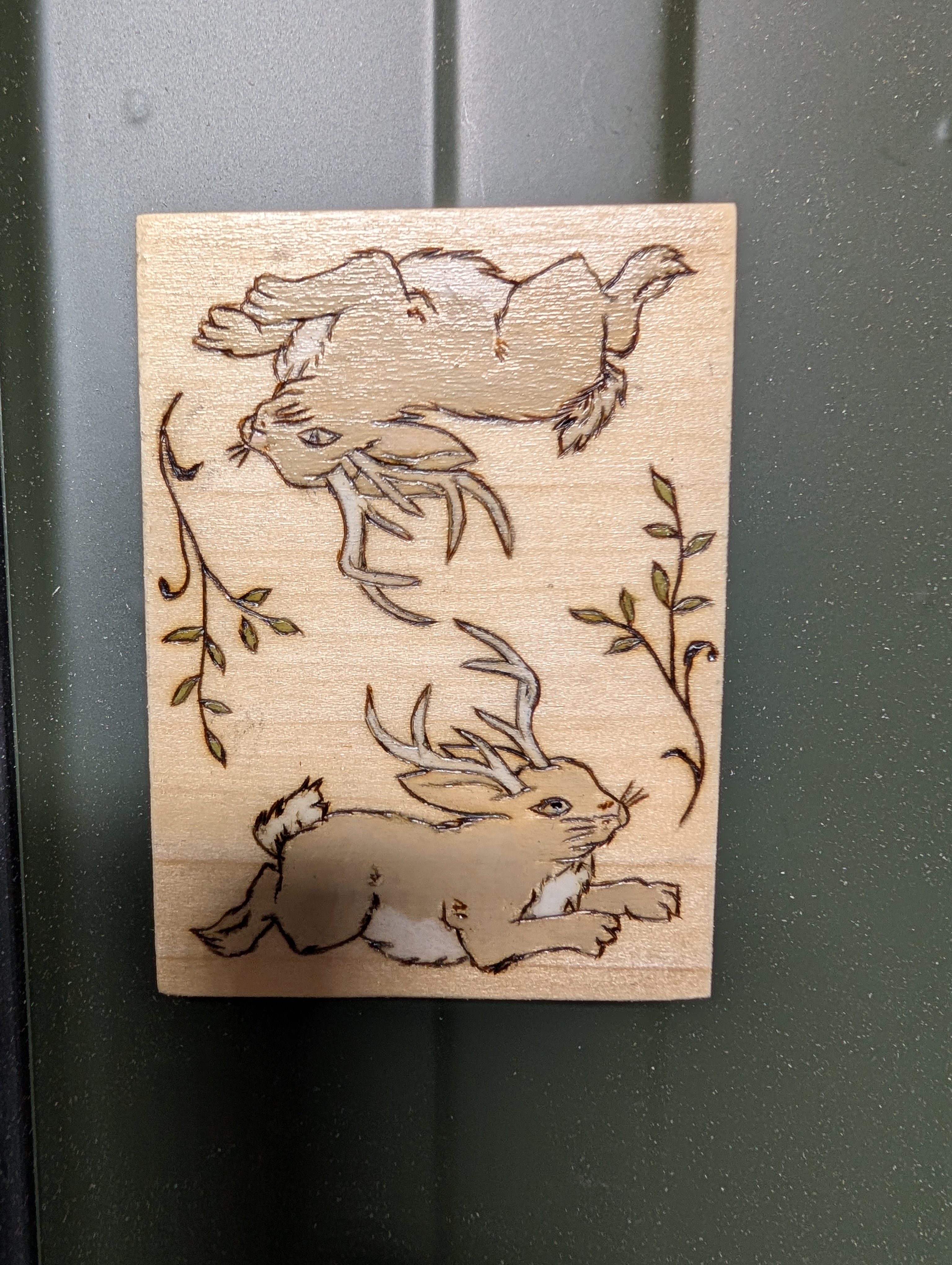 Poplar Jackalope Fridge Magnet 