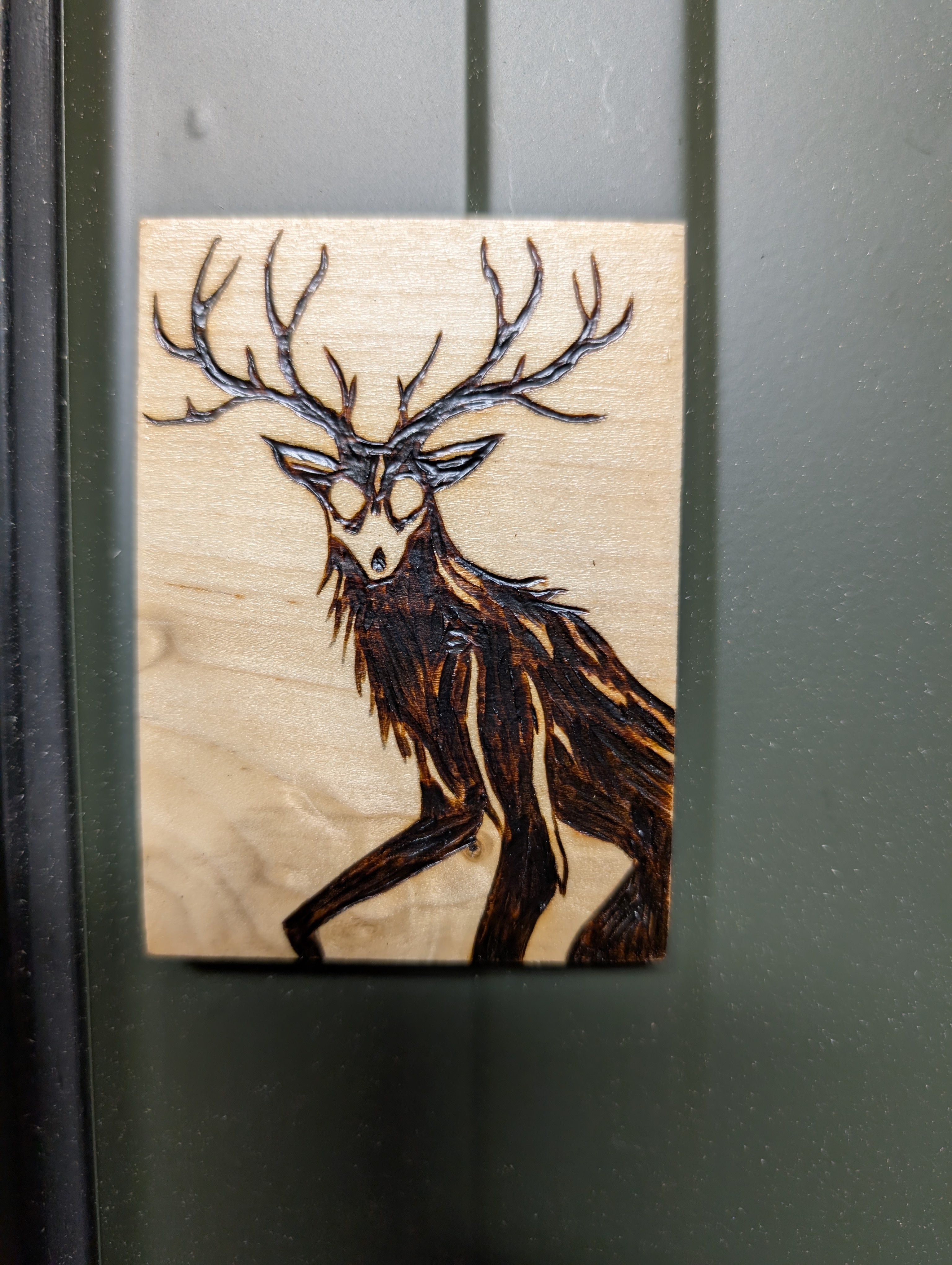 Poplar Not-Deer Fridge Magnet