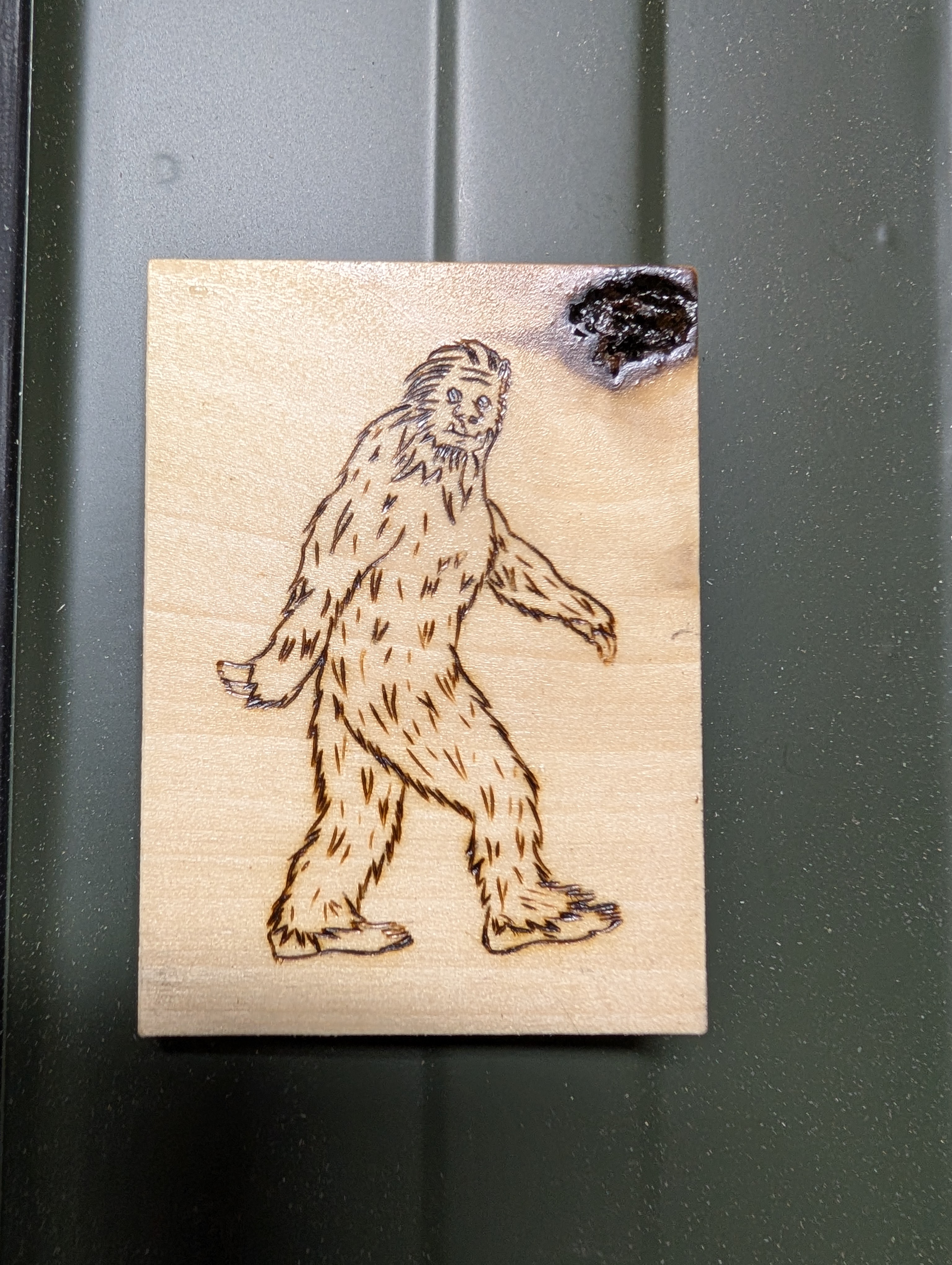 Poplar Bigfoot Fridge Magnet