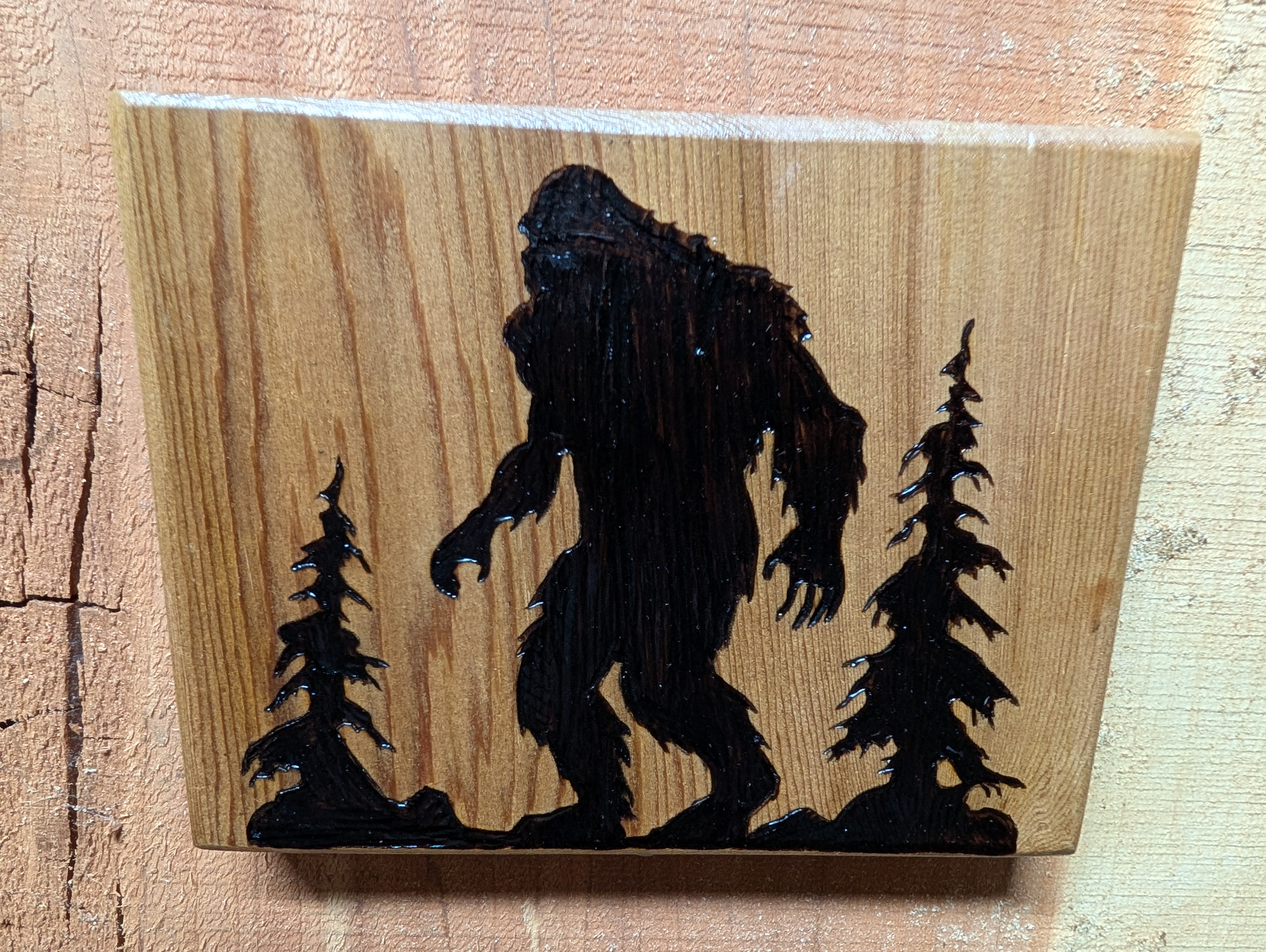 Bigfoot silhouette 