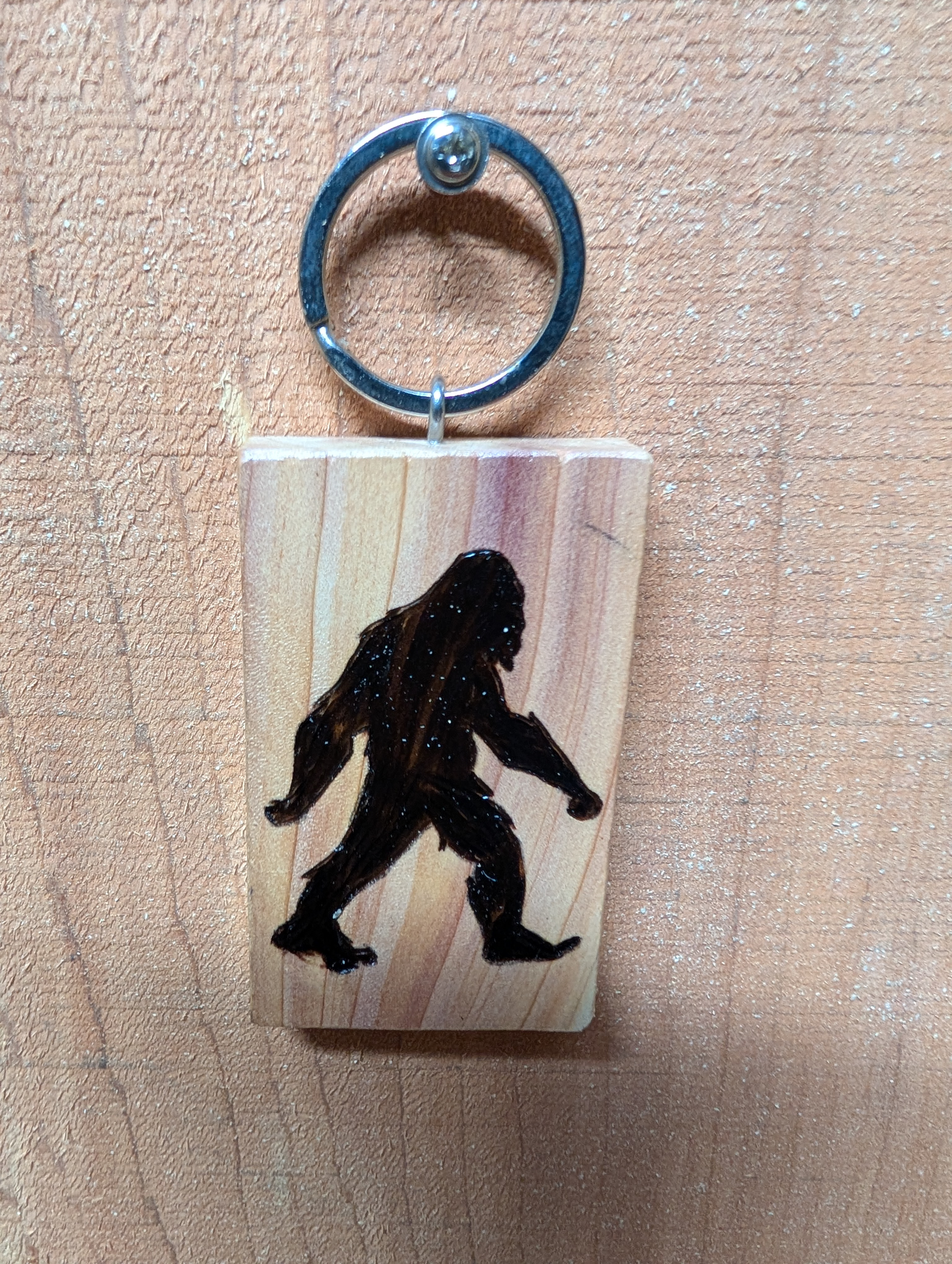 Double-sided Bigfoot Keychain
