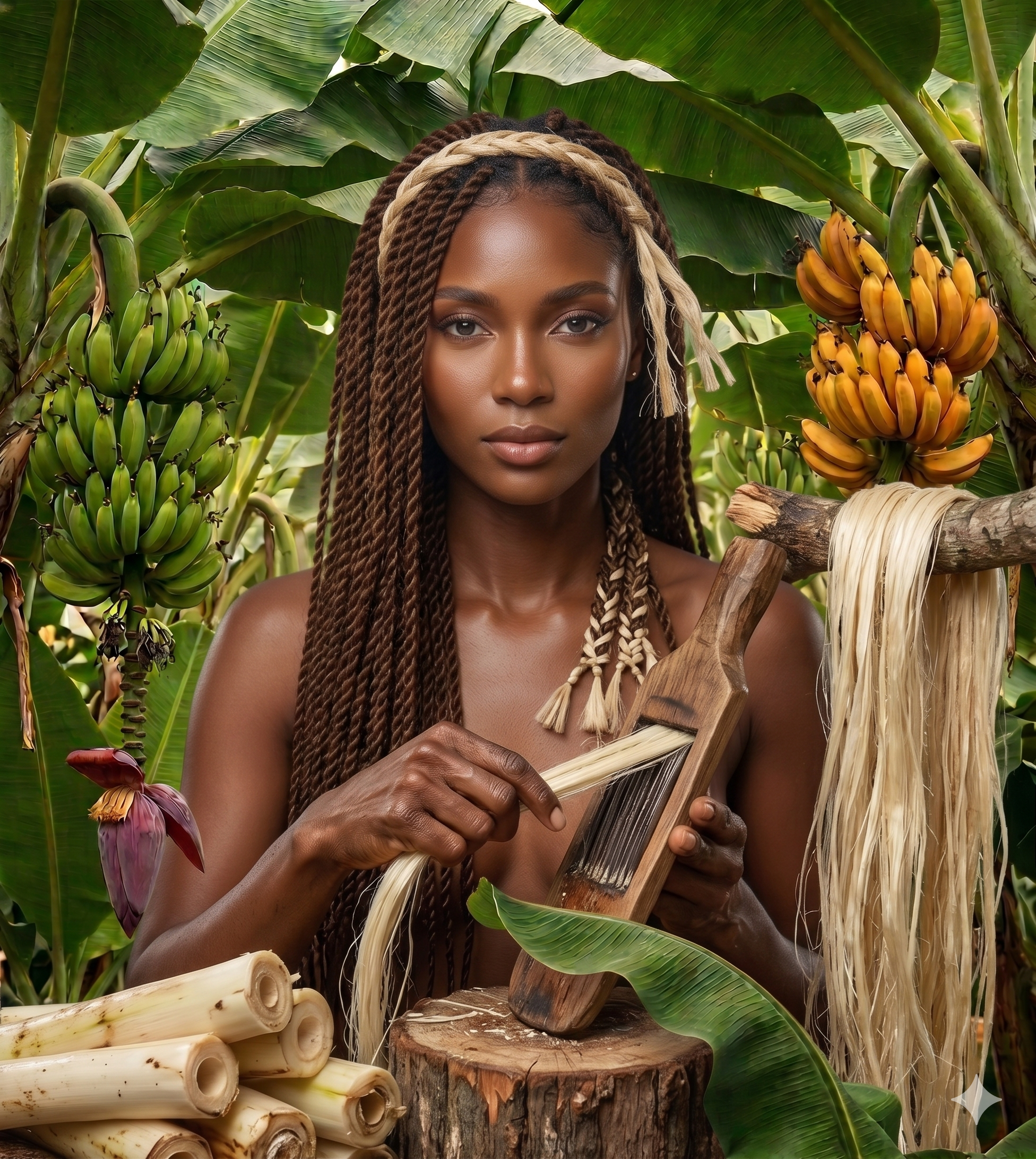 Cheveux aux fibres de bananes - Twist Moi