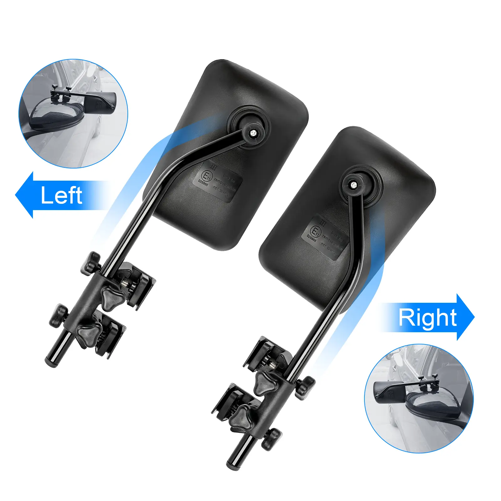 Adjustable Blind Spot Mirrors