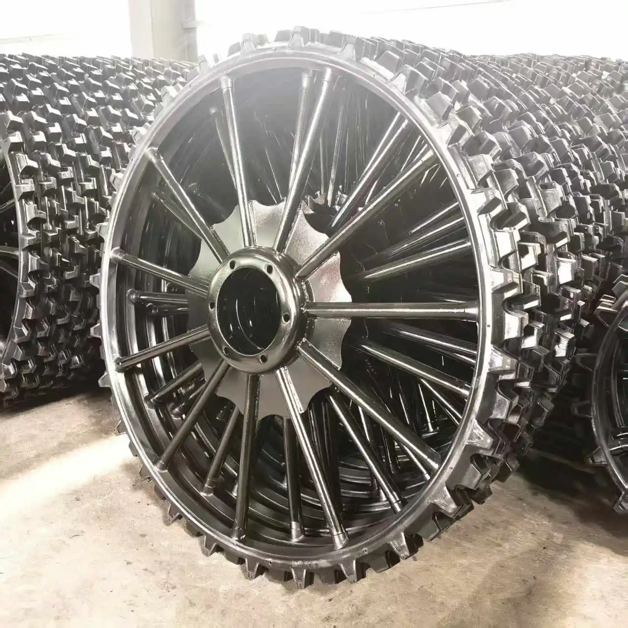 Heavy-Duty Metal Industrial Wheel