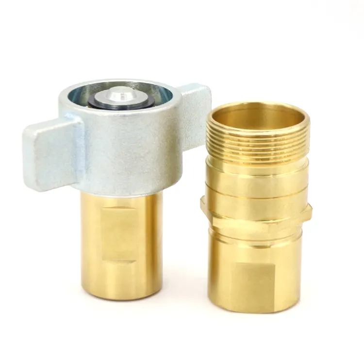 Brass Quick-Connect Coupling Set