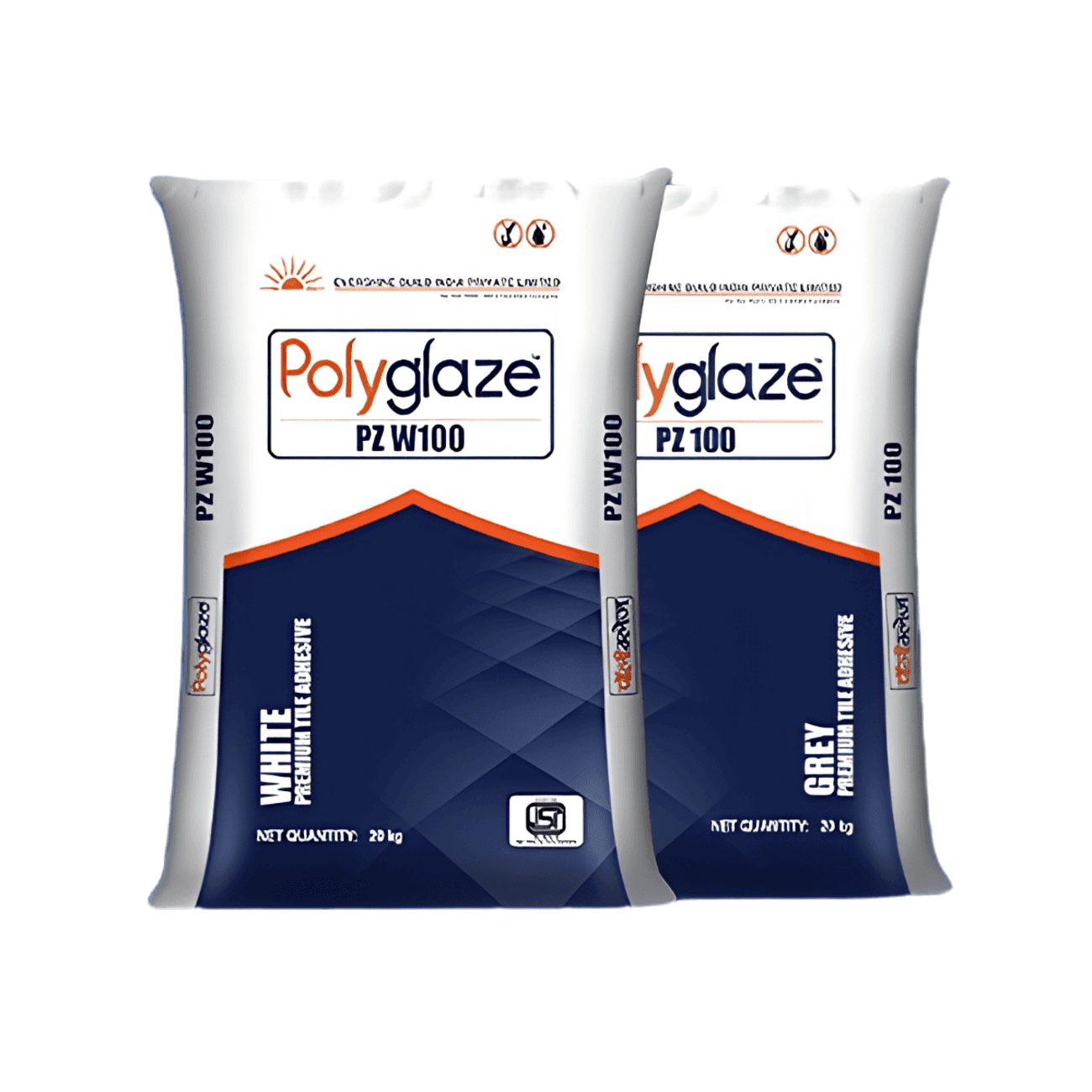 Polyglaze pz100 grey/ pzW100 white