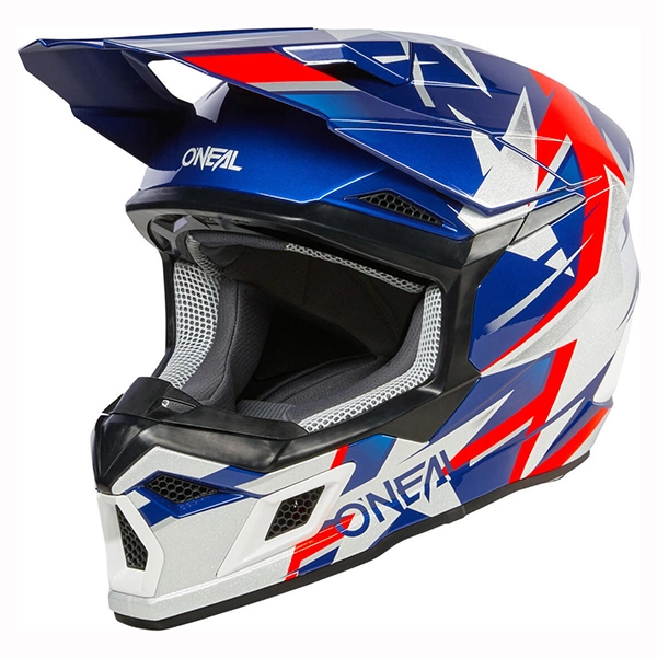 Casque O'Neal 3 Series Ride V.24 - Blue/White/Red
