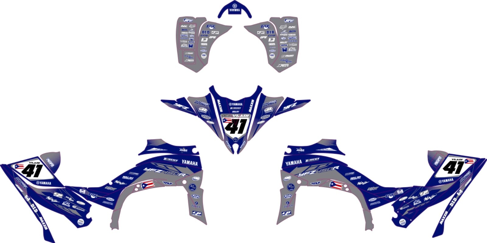 Kit déco YFZ 450R (2014-2025)